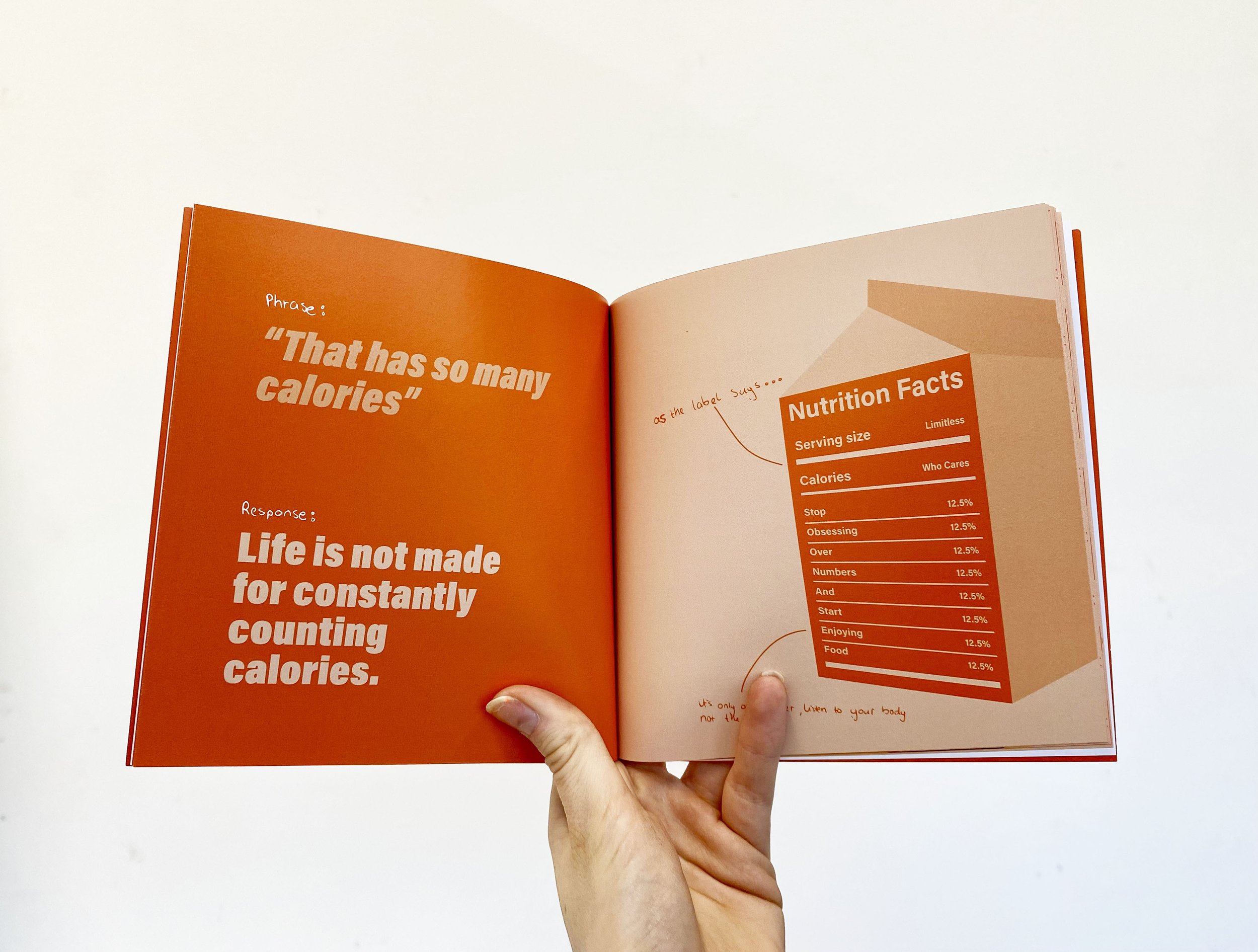 The “Wee Book of What Not to Say” has been created to inform people on the harm diet culture fuelled language can cause. By highlighting this, it can hopefully help reduce the amount of this language. Examples of ways to respond to this has also been