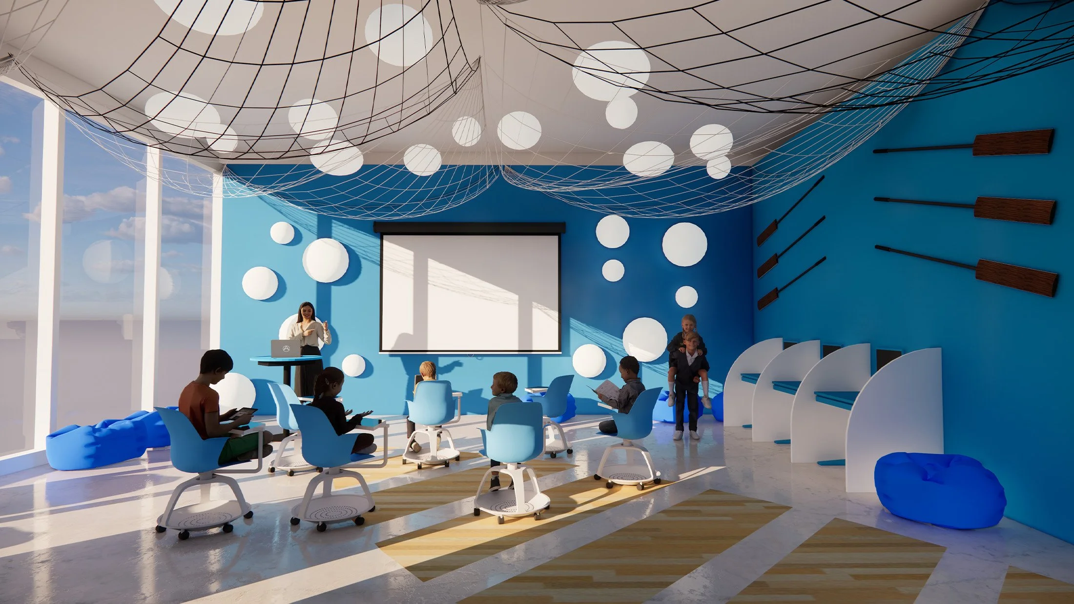 Collaborative Learning Space Render