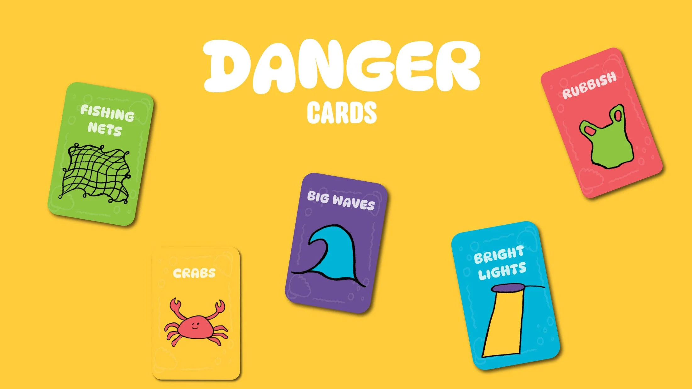 Danger cards.