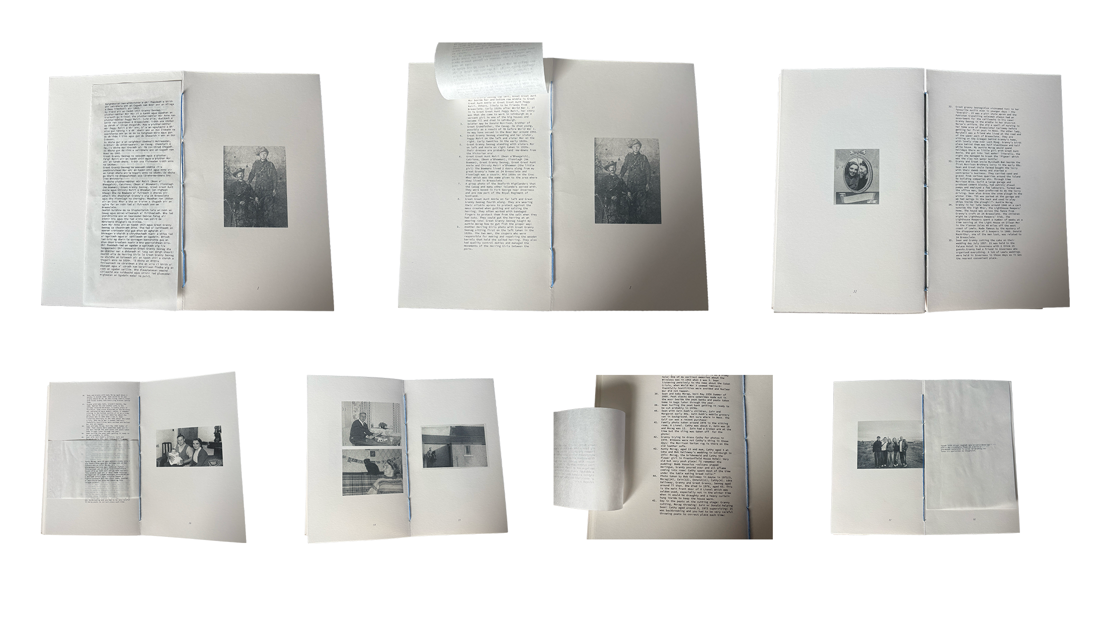 My family history preservation, book bound.