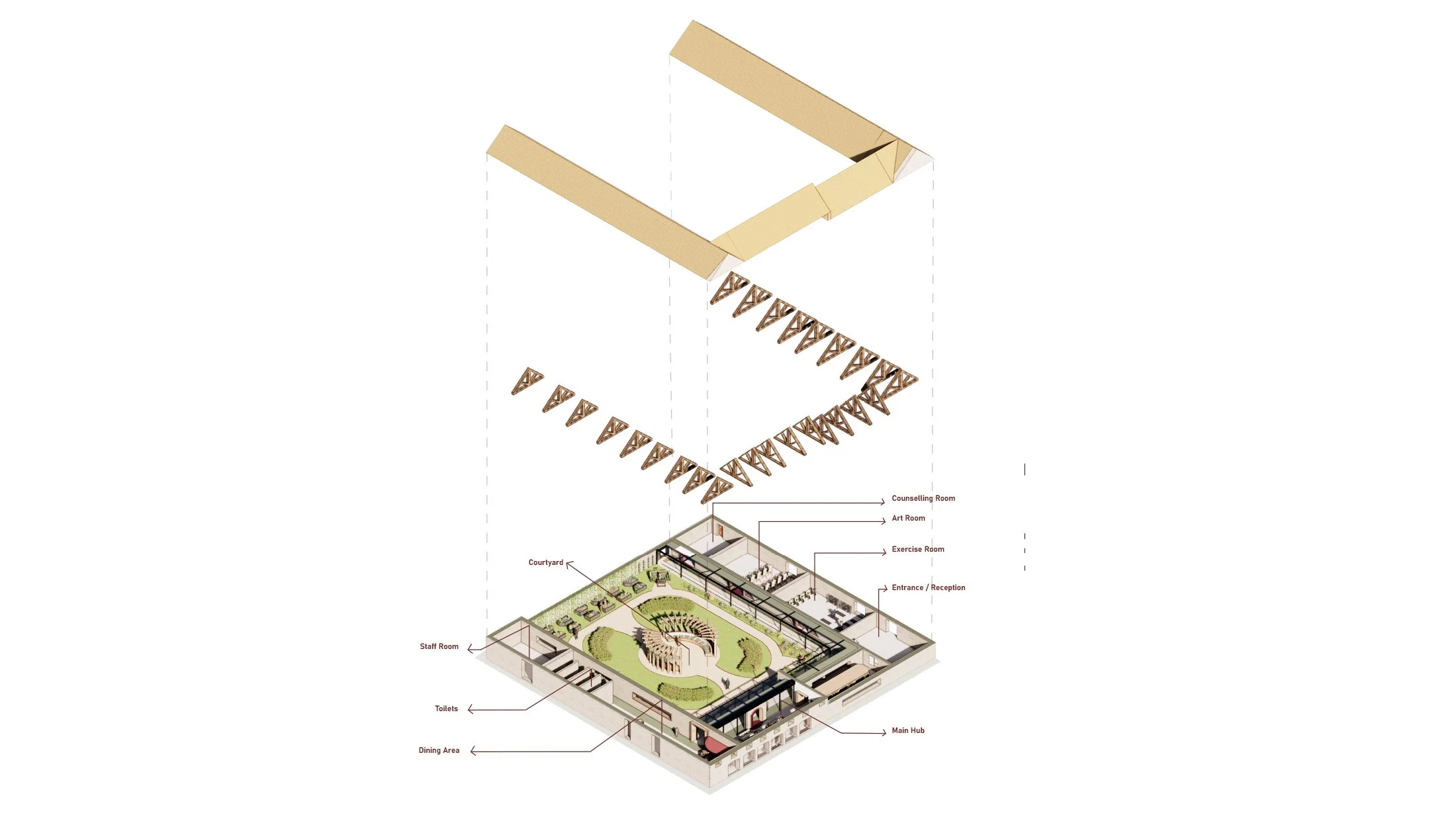 Exploded Isometric Drawing