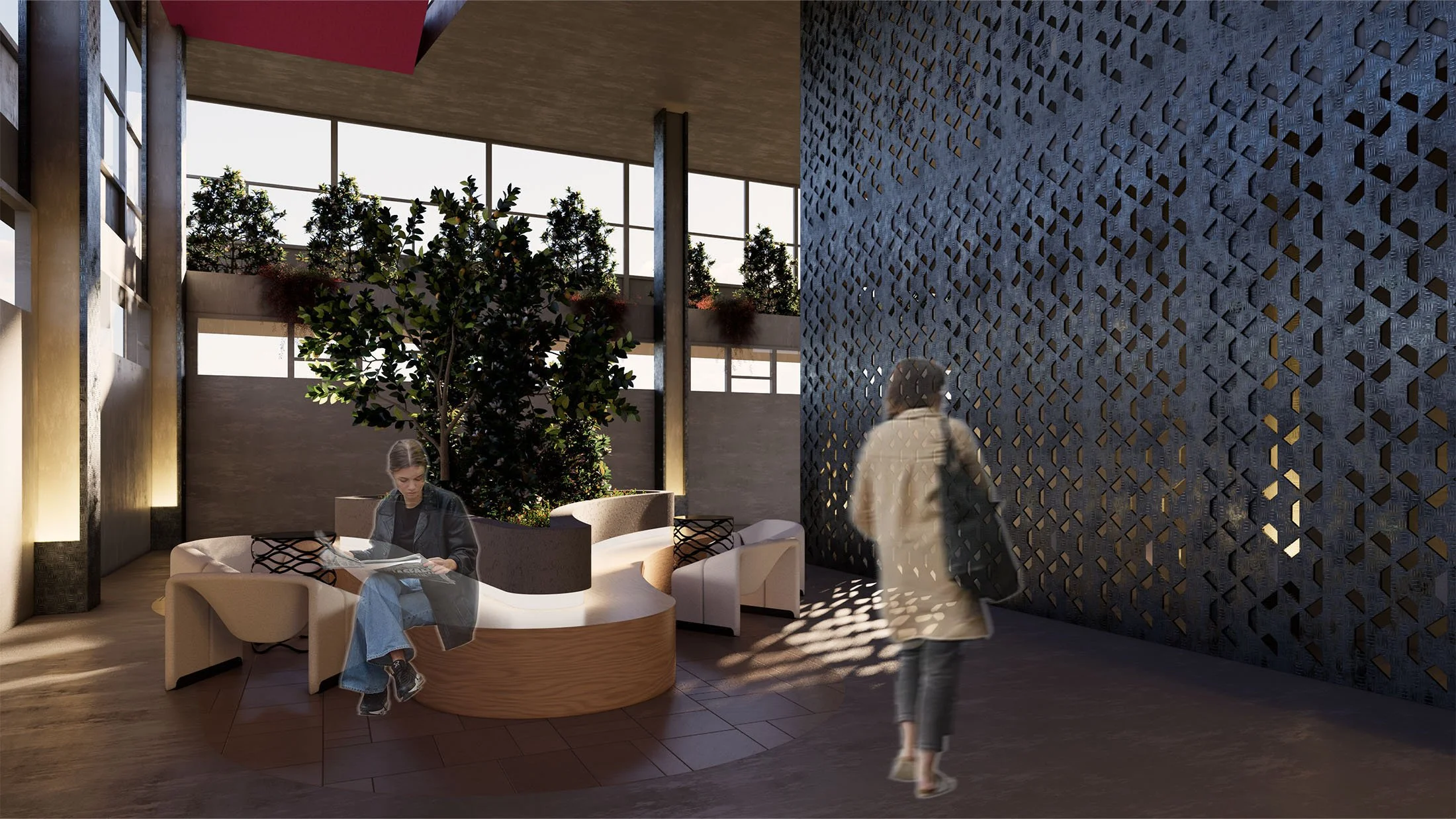 View of Entrance Seating – 1st Floor
