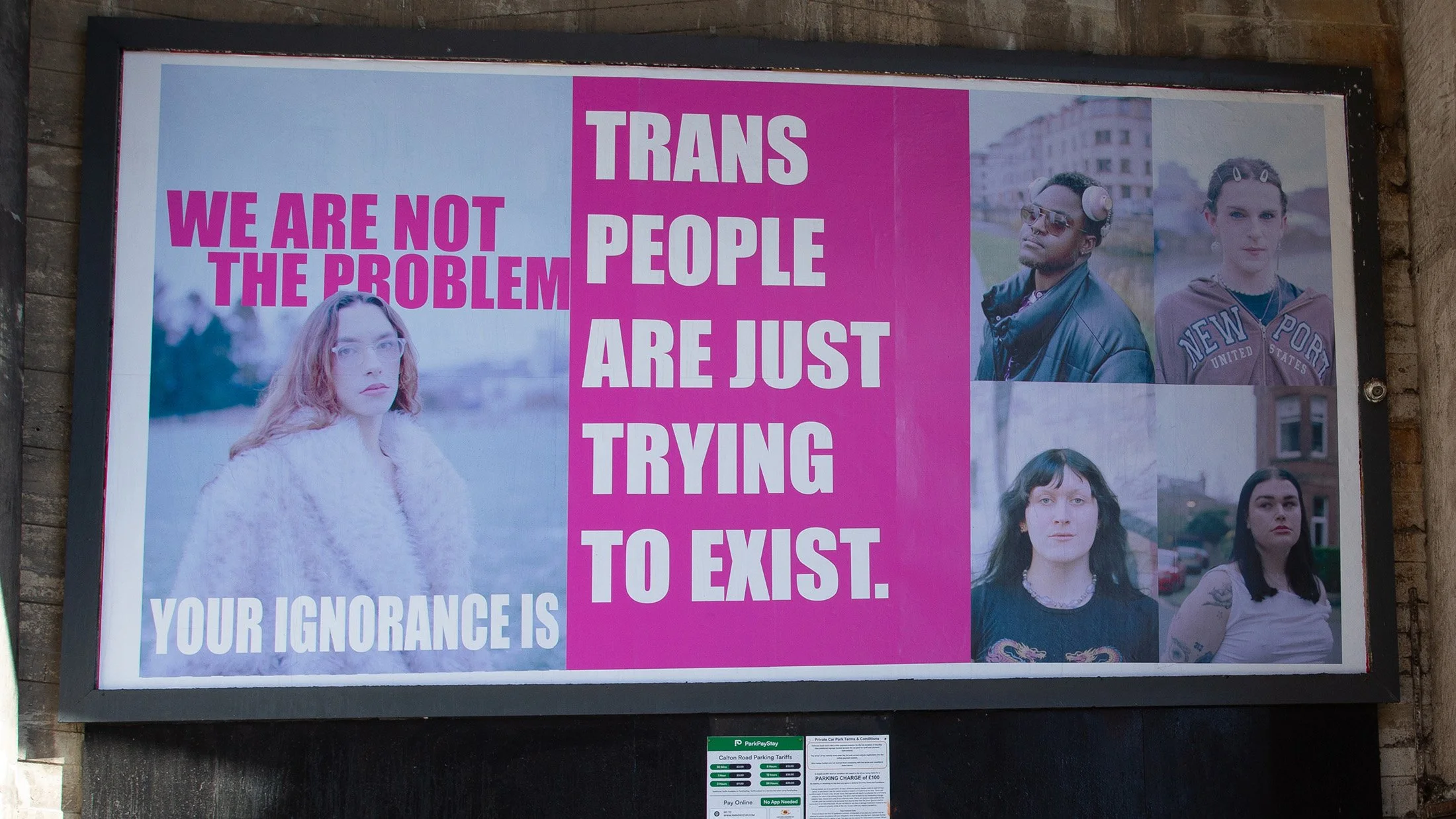 Calton Road Billboard, Uninterrupted.