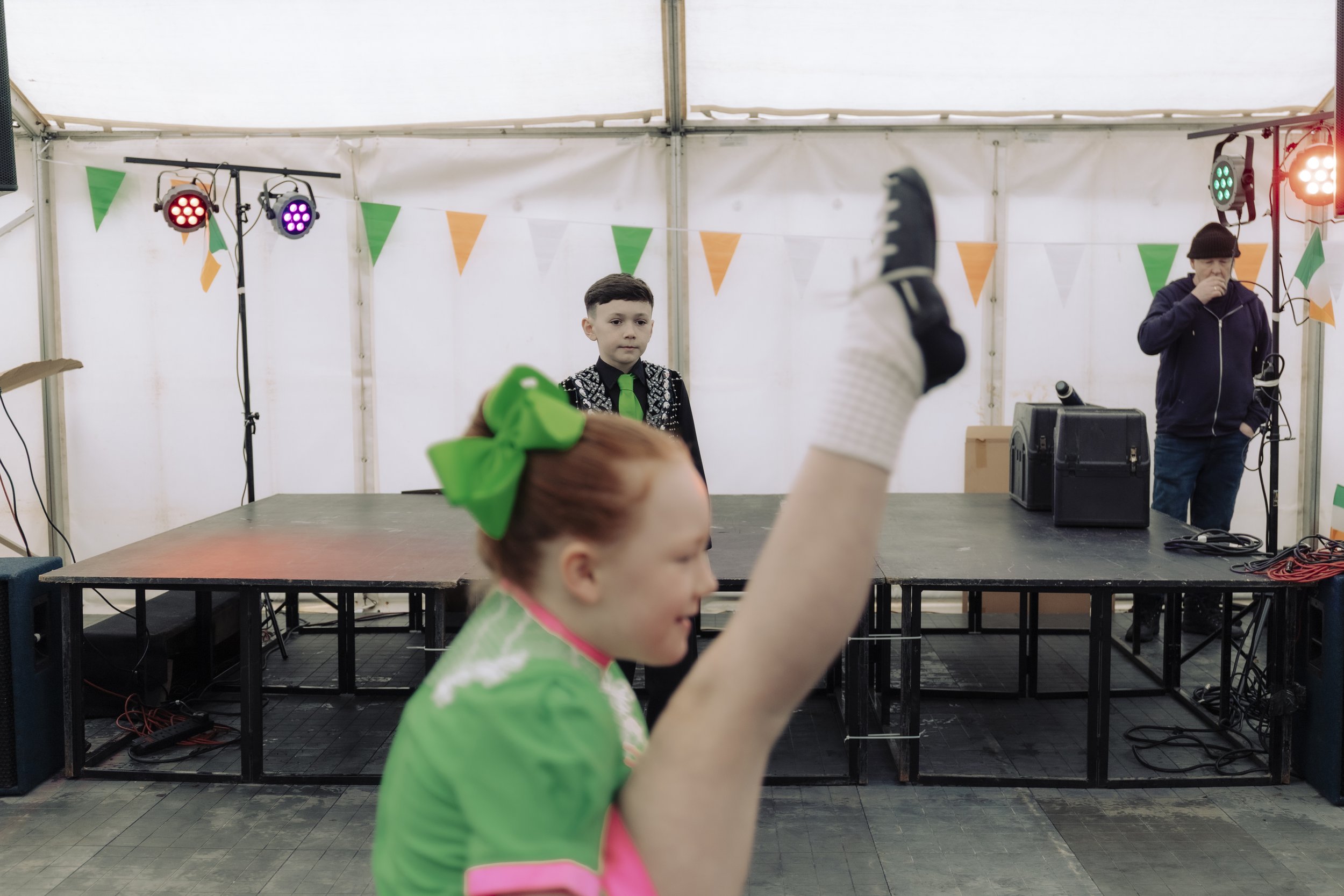 Dancers at St. Patrick's Day Parade.
