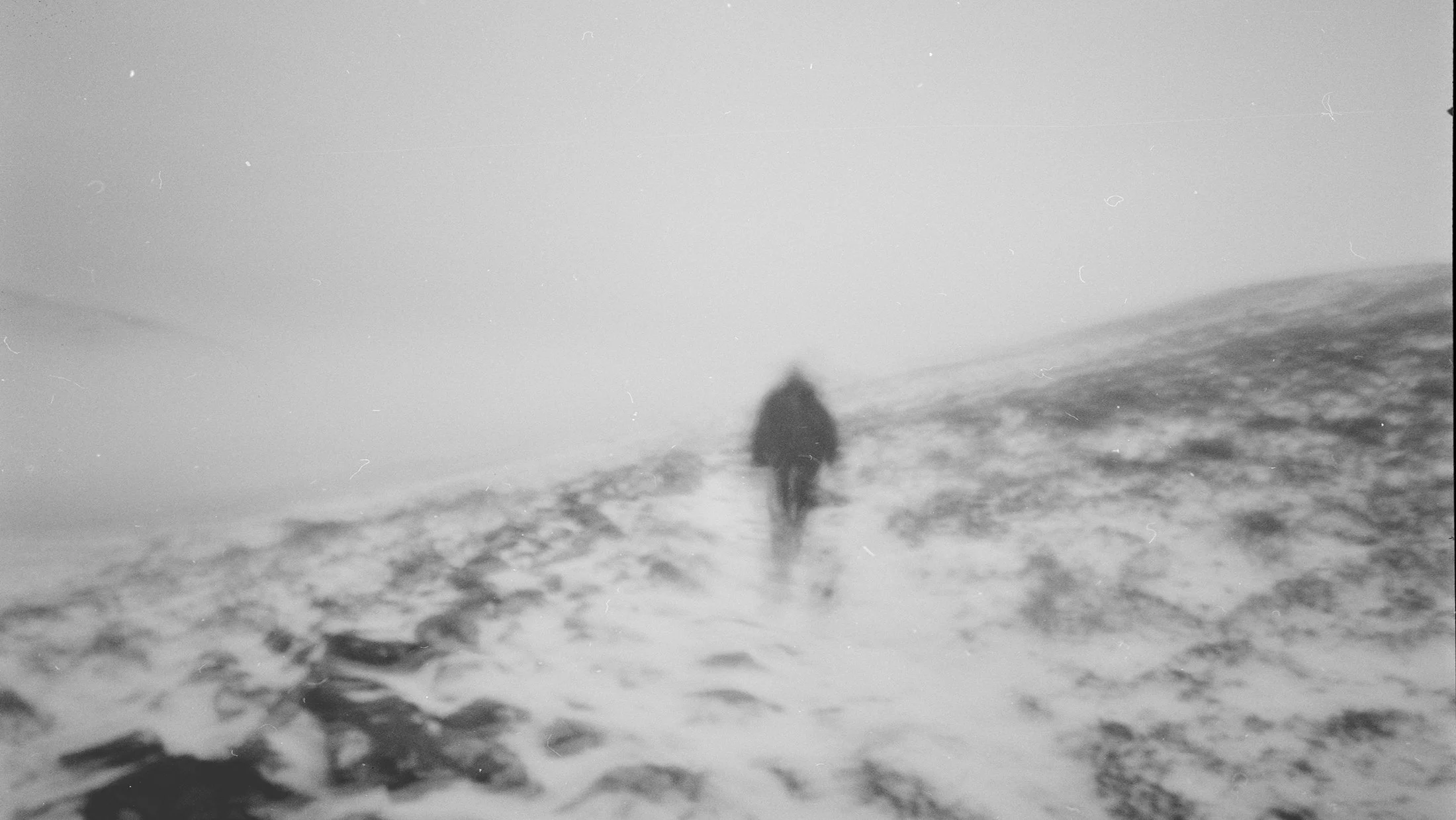 Walking in the Hills.