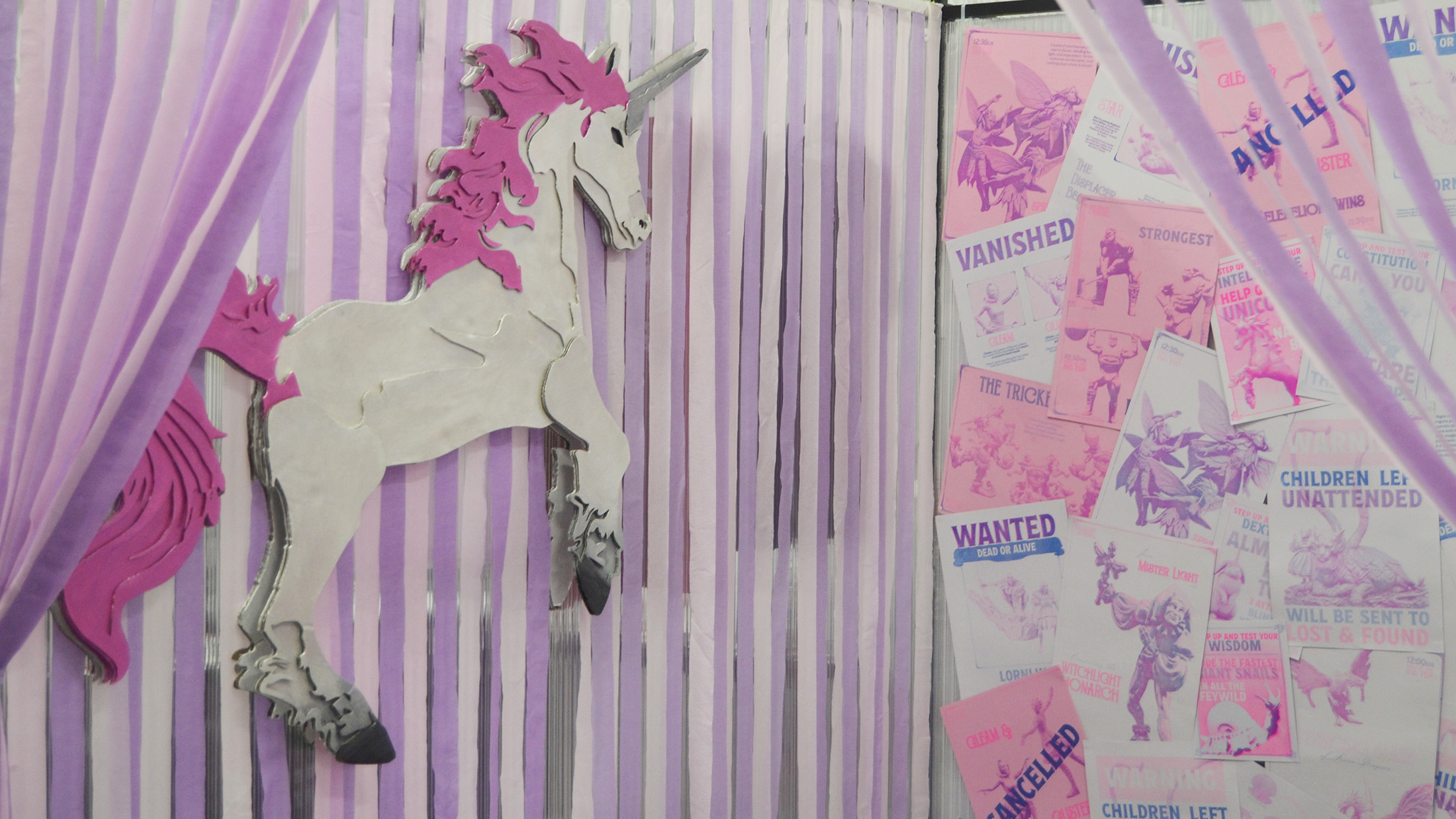 Carousel unicorn.