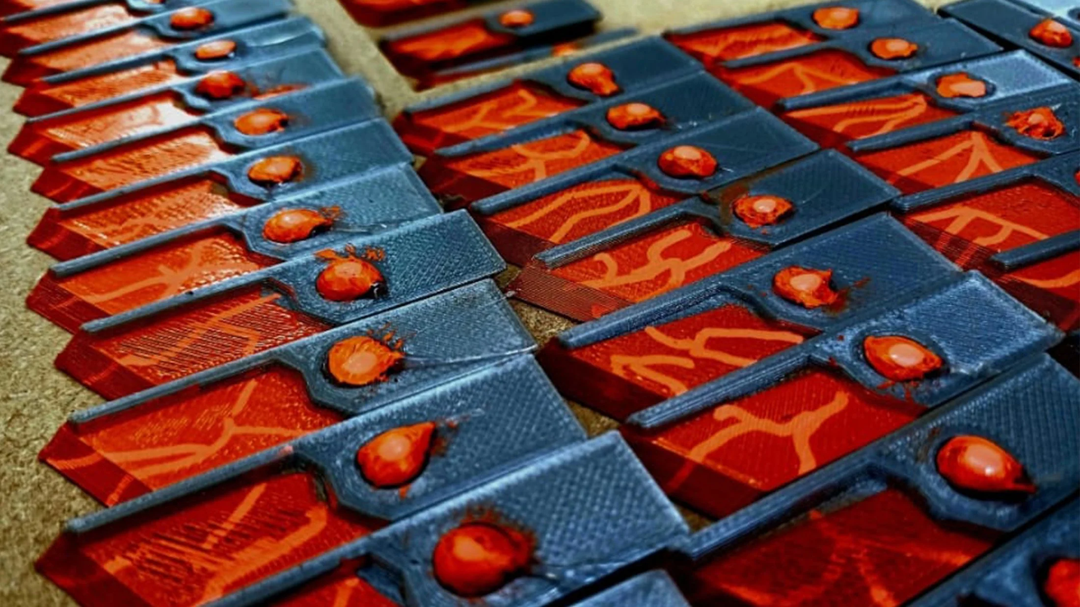 Close-up of Blades on the ‘DEFENCE’ Final Model.