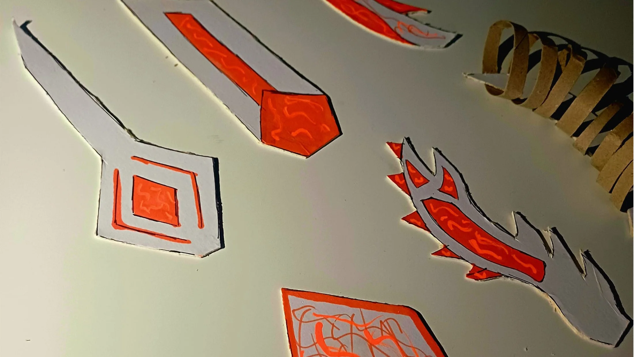 Prototypes of the blades for the ‘DEFENCE’ model.