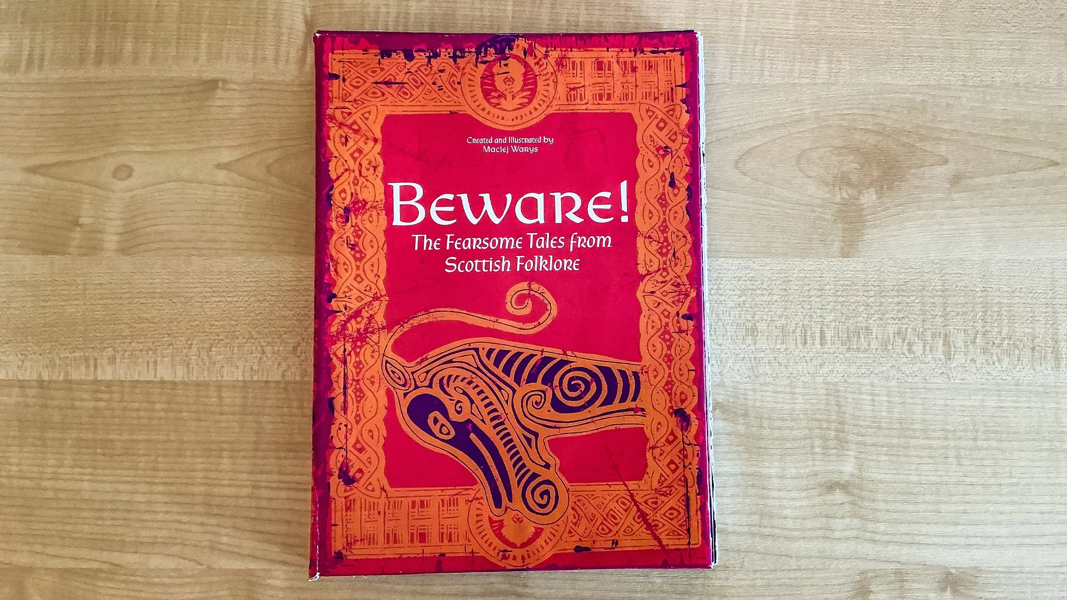 Front cover of the Beware! book.