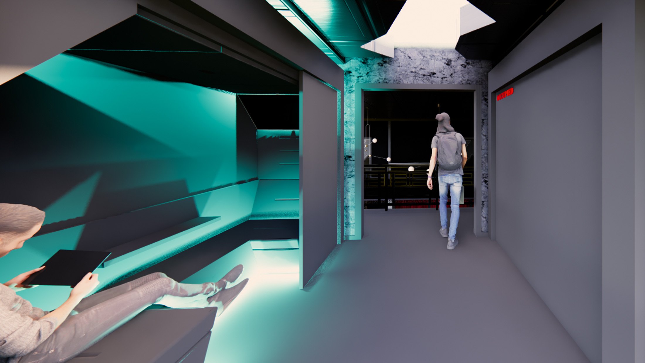 "The caves"