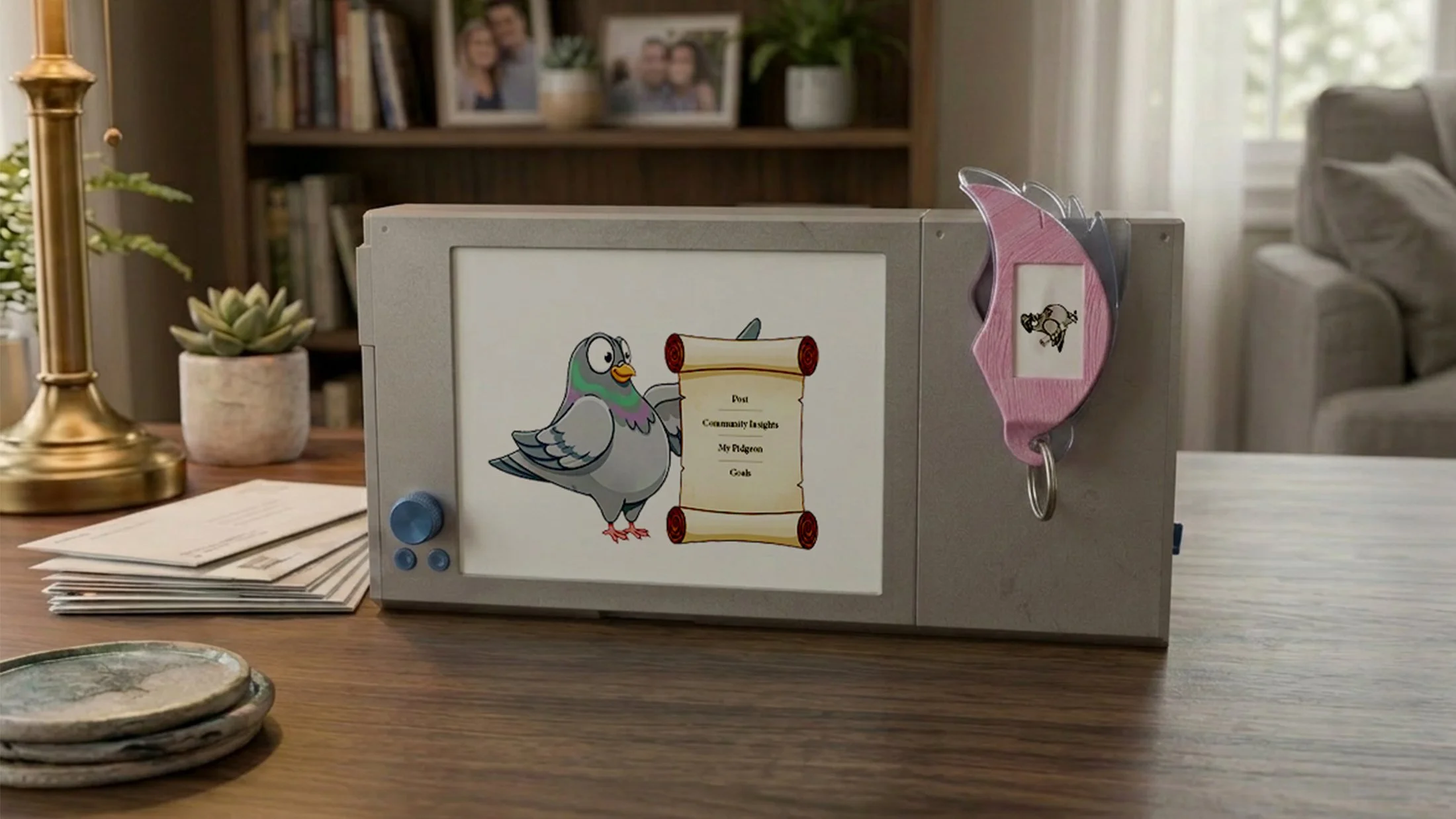 Coop & Pigeon together.