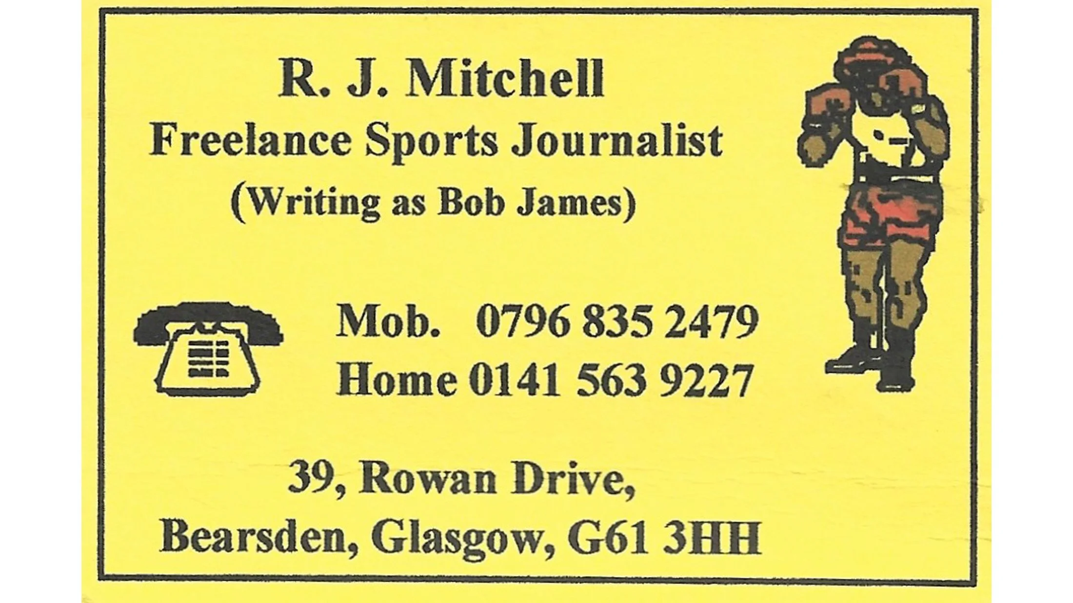 First business card.