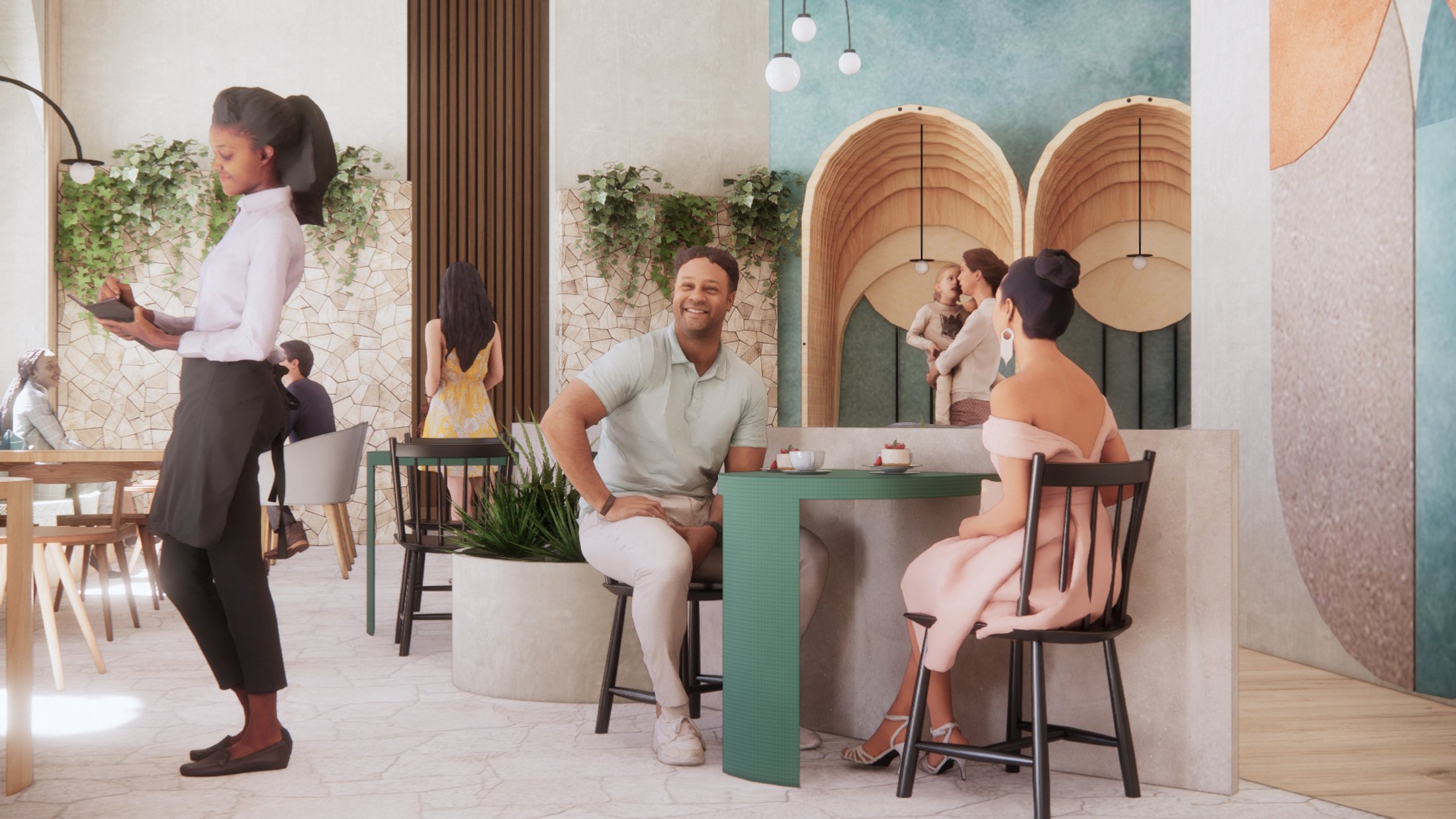 Café - integration space.