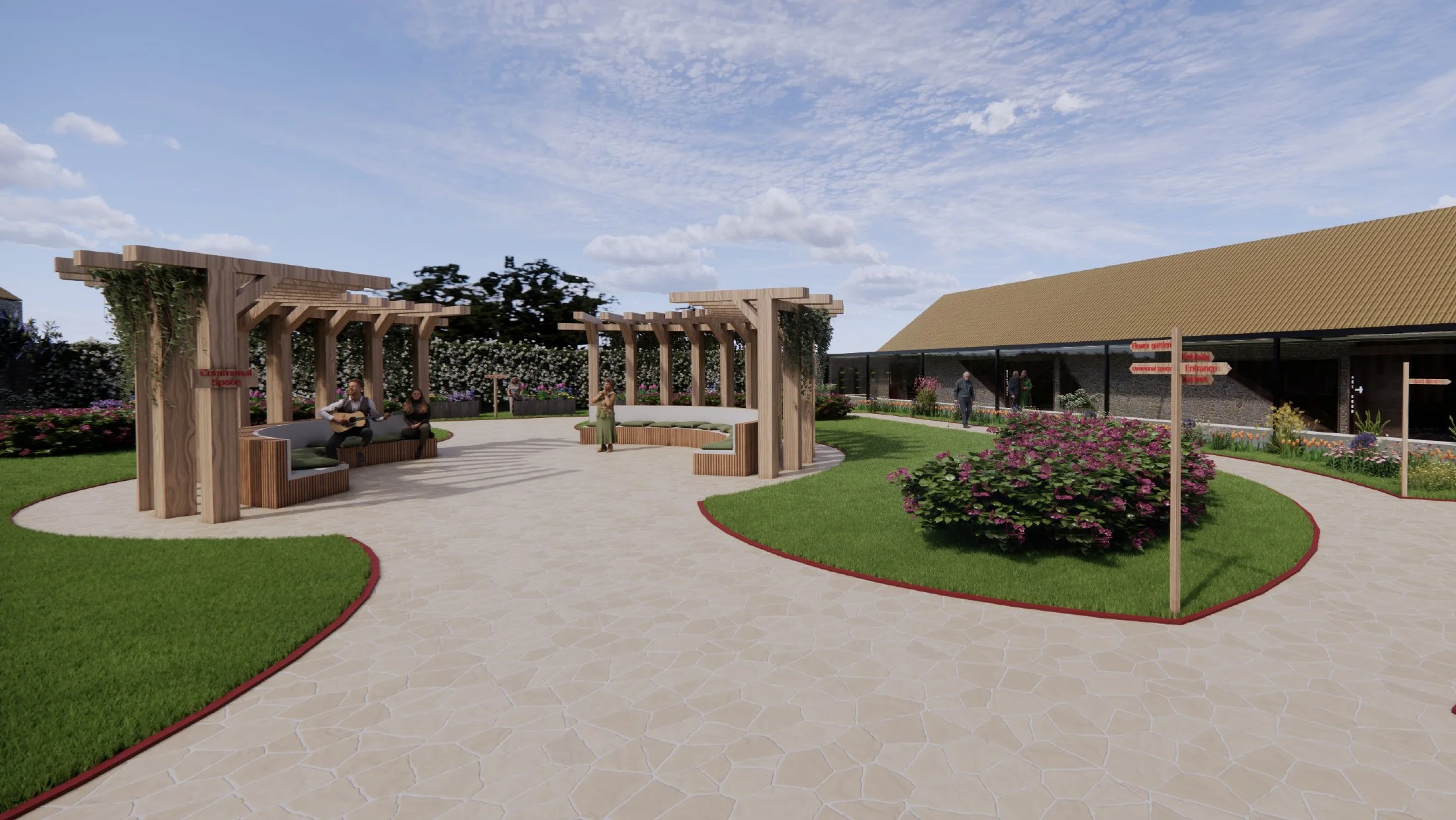 Sensory Courtyard Garden