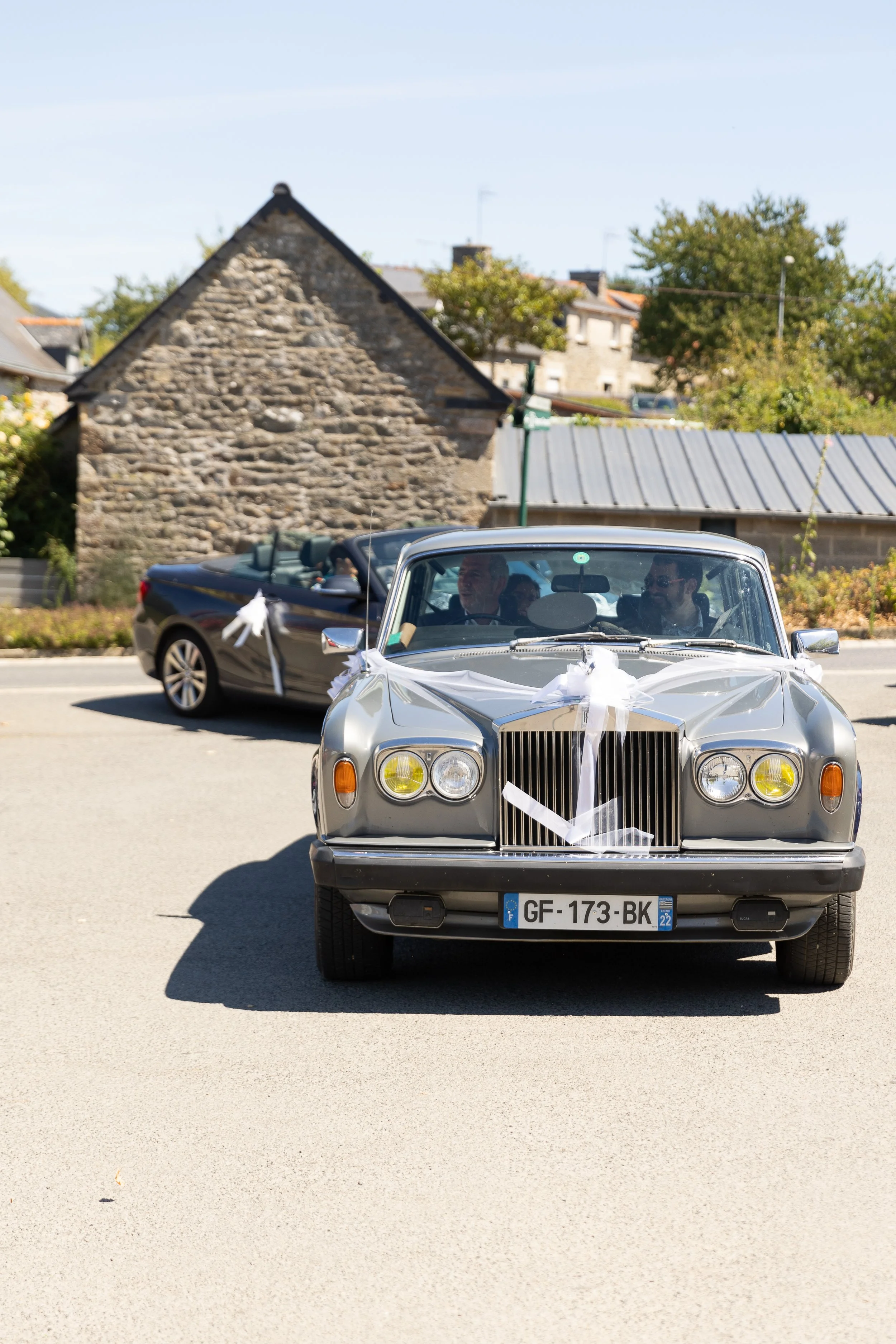 voiture mariés
