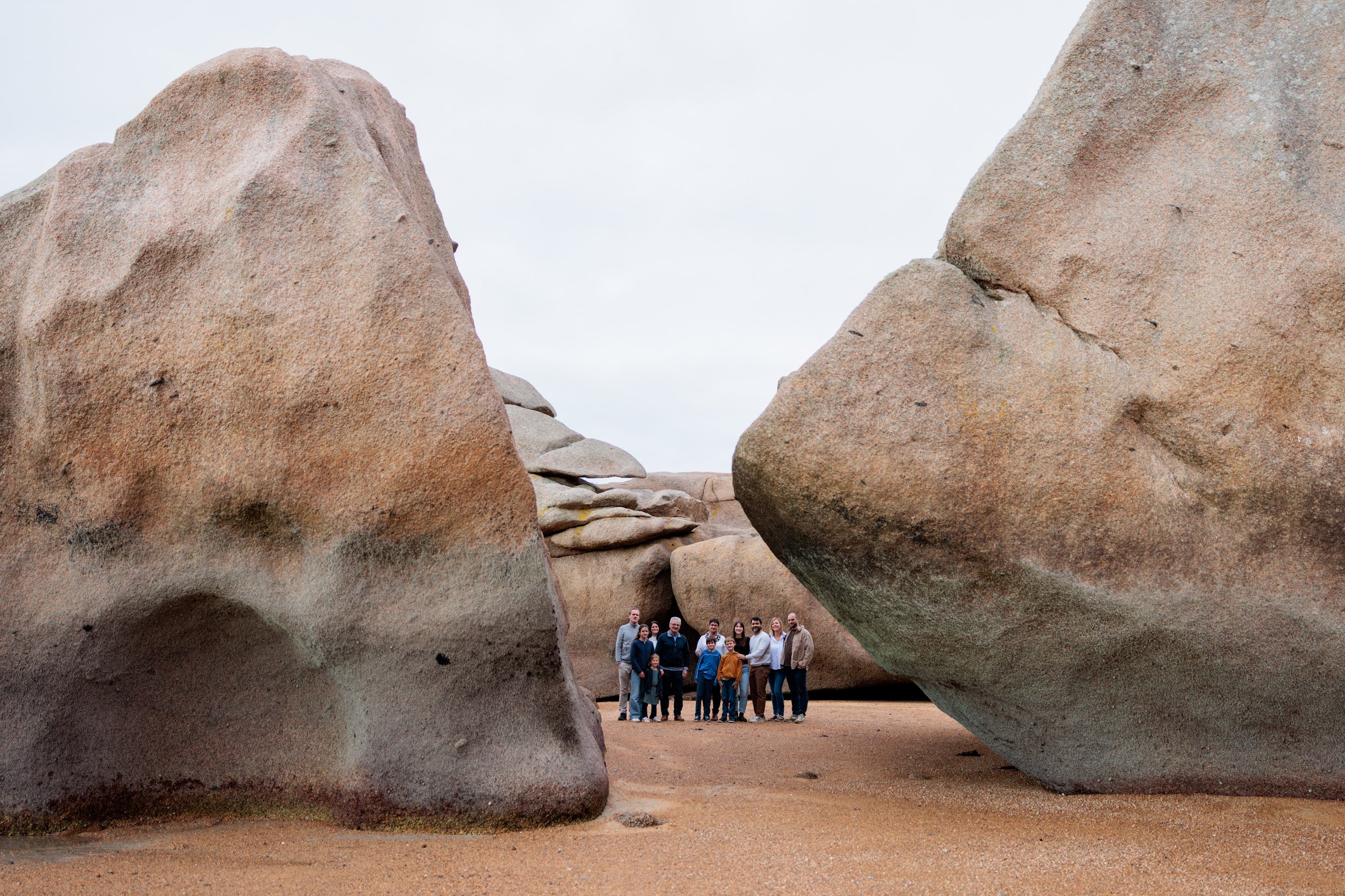 séance famille forum de Trégastel