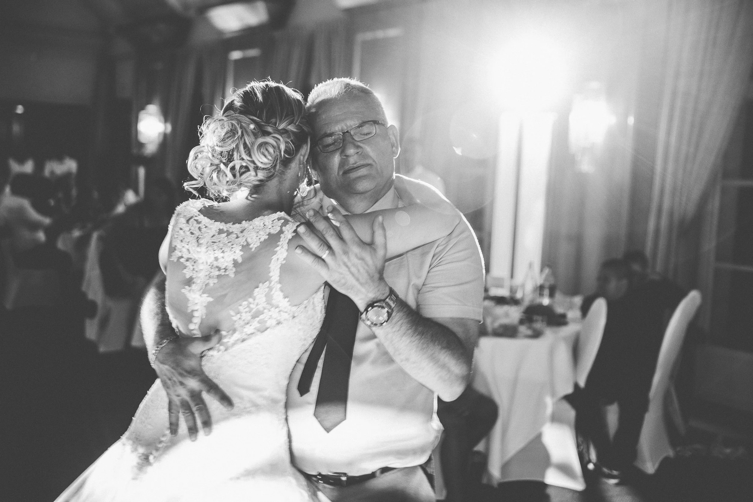 père et fille mariage Ille et Vilaine
