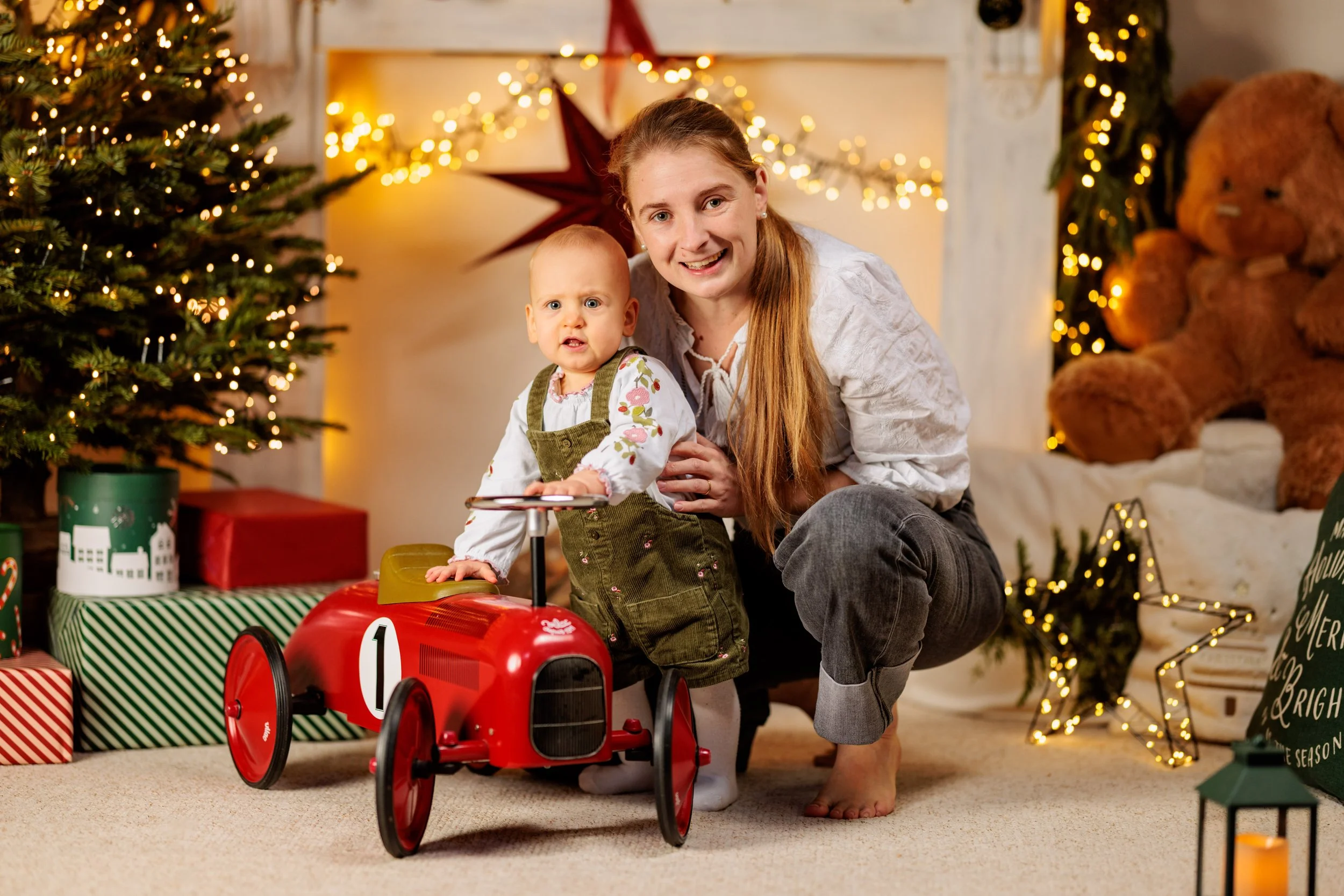 Séance photo Noël studio Lannion
