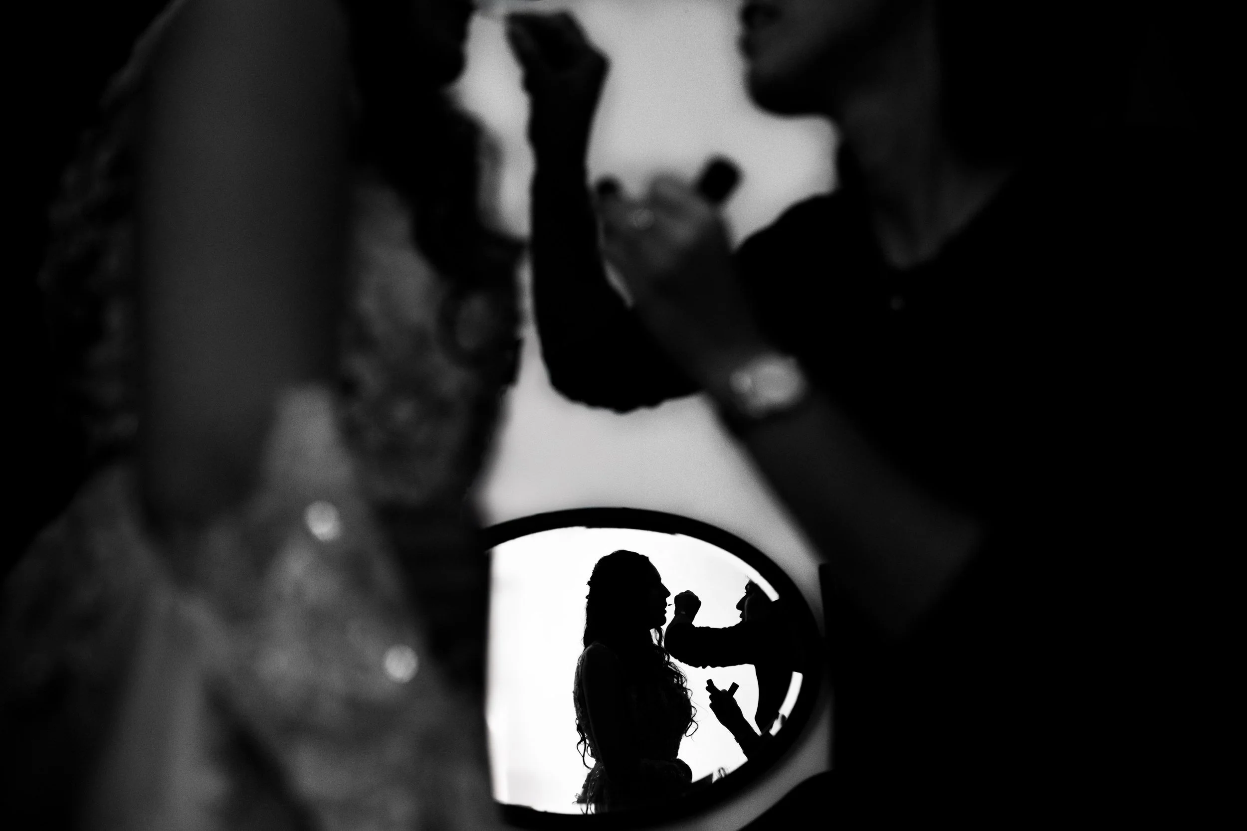 Préparatifs de la mariée