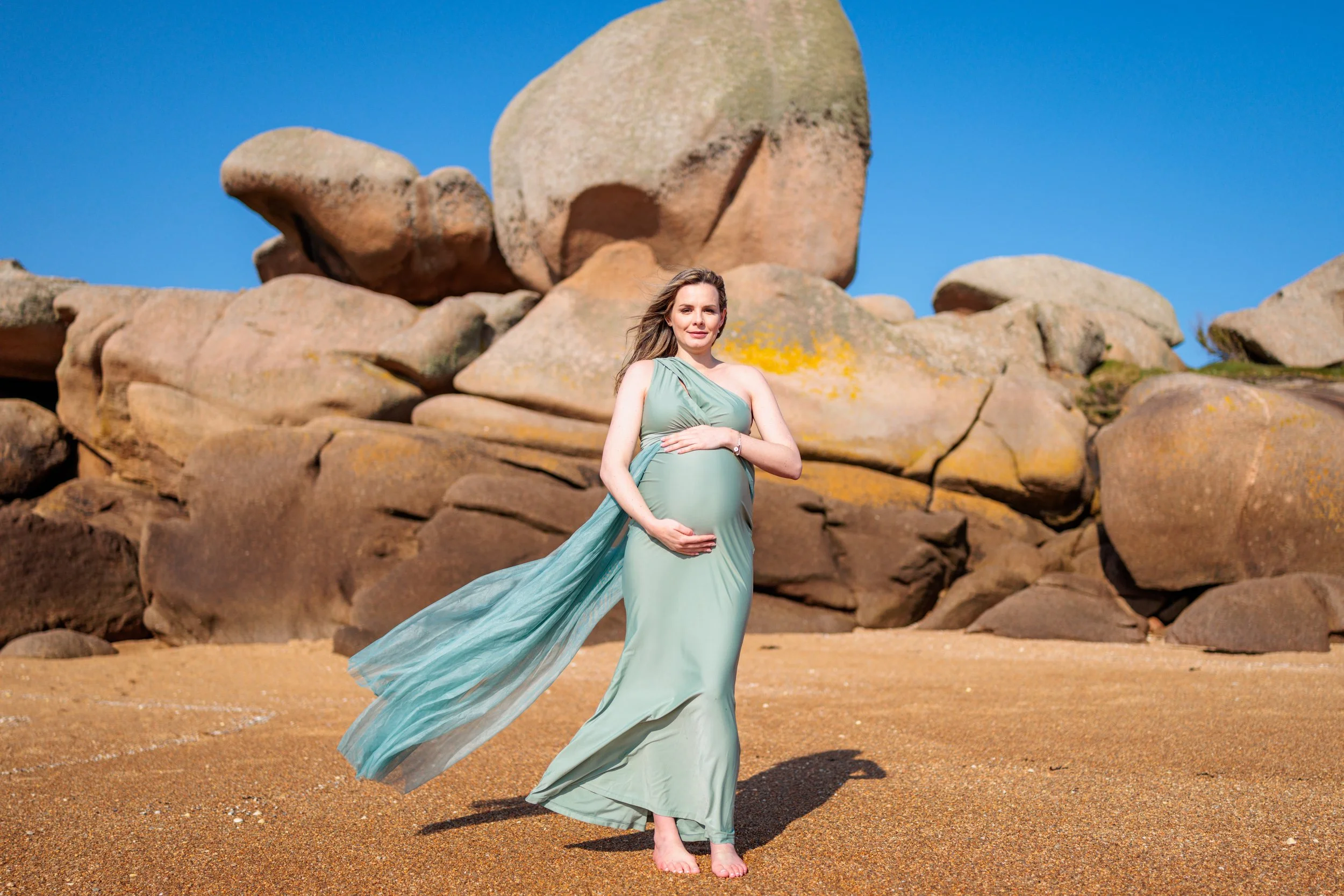 Photographe grossesse Ile Renote