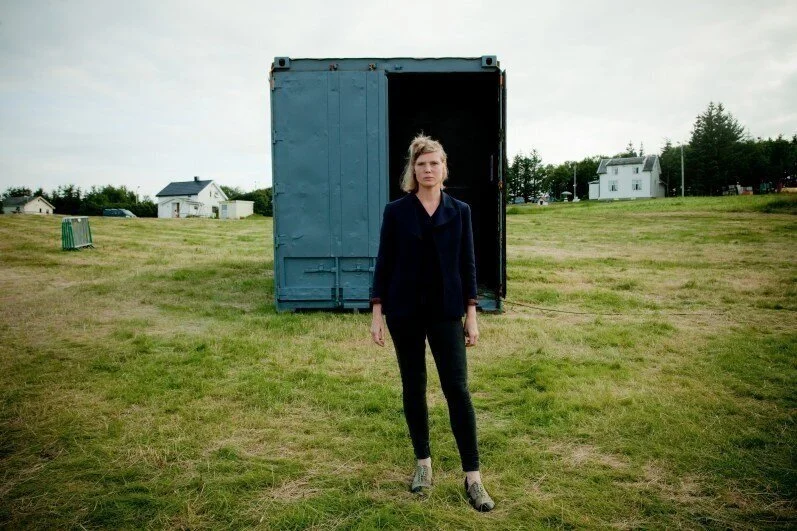 In front of container (2011) 