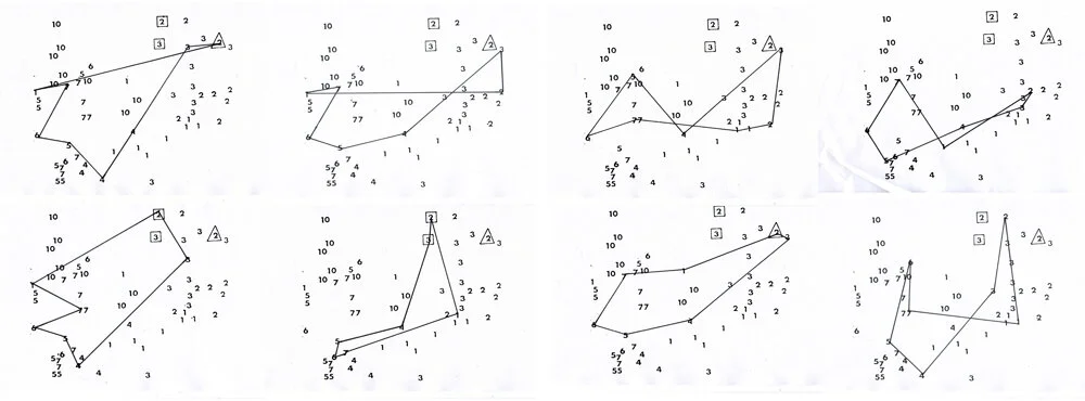 Random constellation drawings (2009)