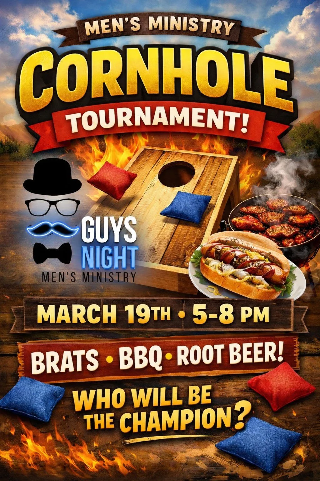 Guys Night - Corn Hole Tournament