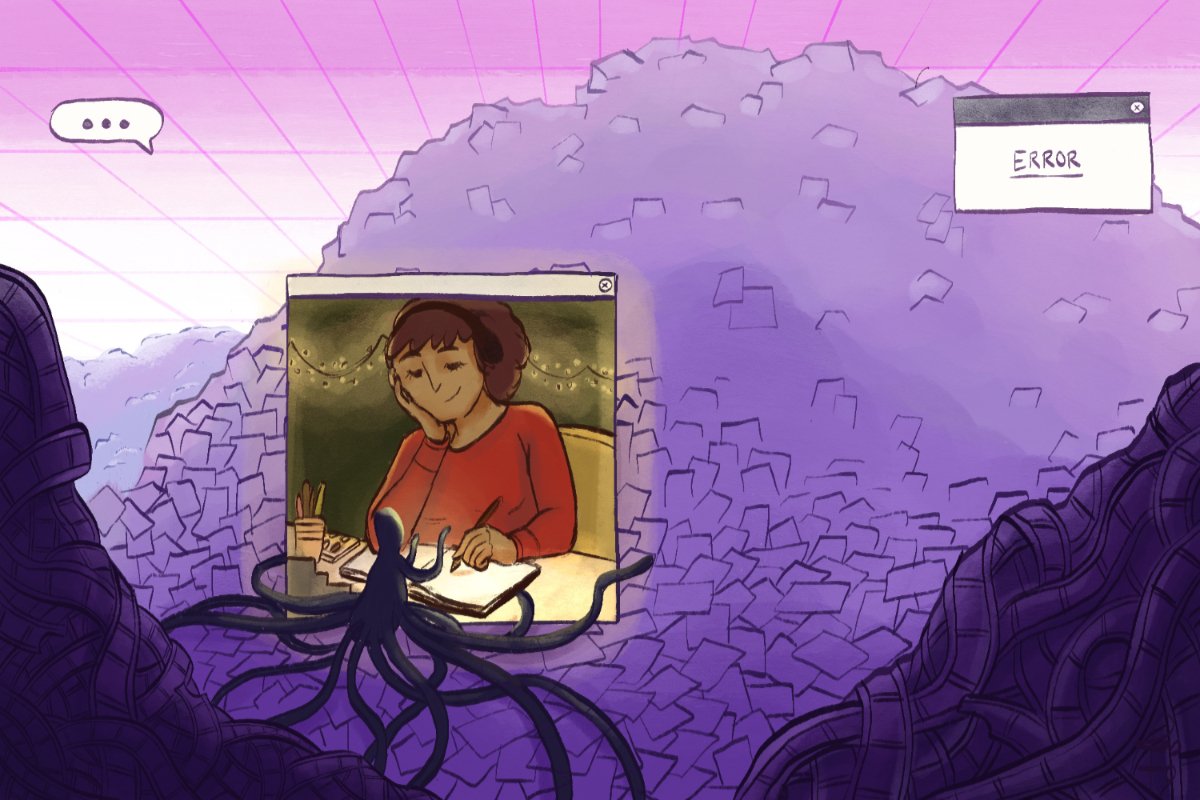Editorial Illustration (article about AI)