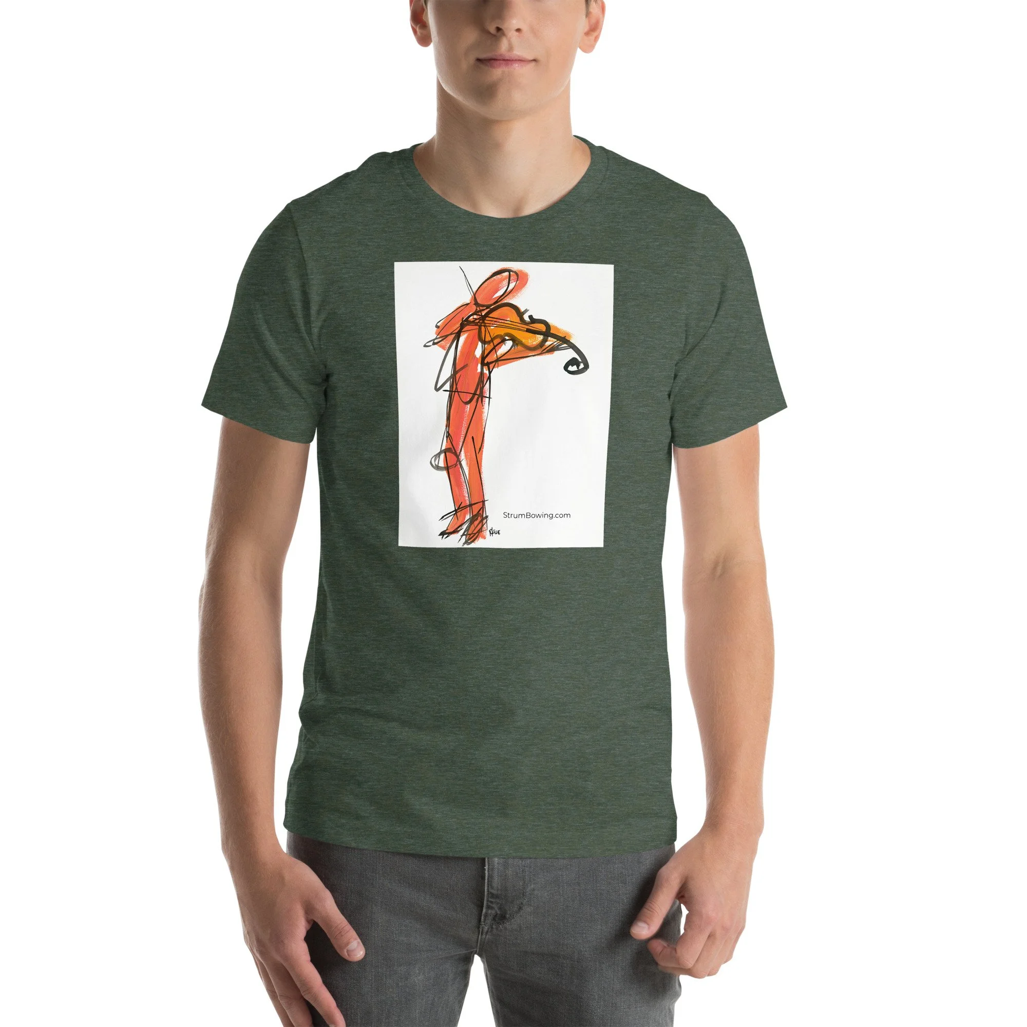 unisex-staple-t-shirt-heather-forest-front-693b881c7de4a.jpg