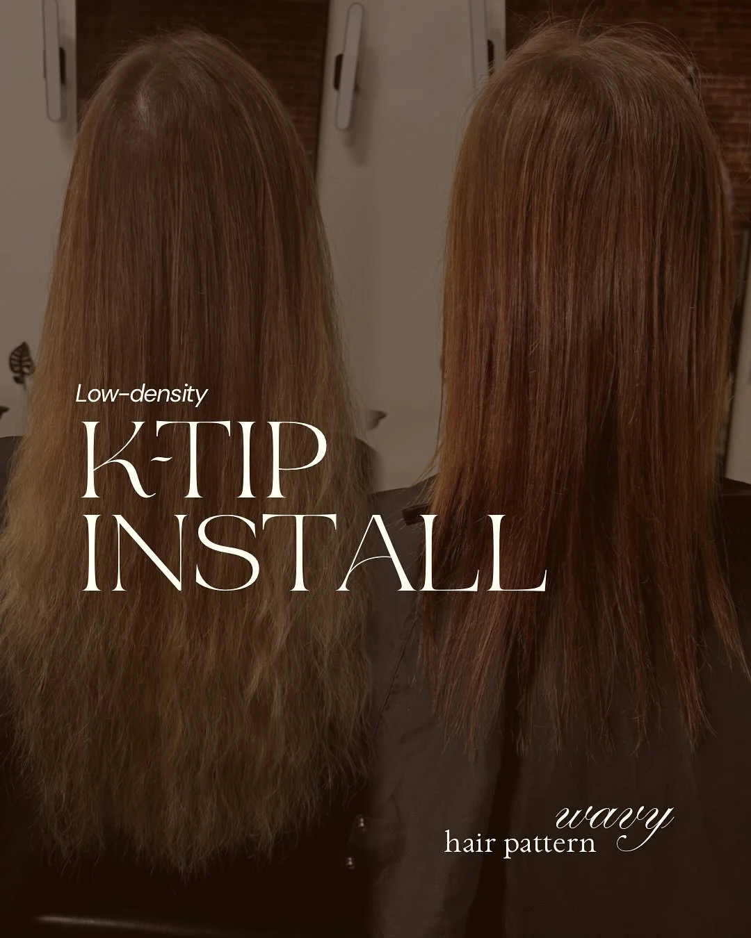 For clients with naturally straight, fine hair, it&rsquo;s really common to worry that wavy extensions might look too heavy or obvious. 

What most people don&rsquo;t realize is that the customization process starts long before they ever sit in my ch