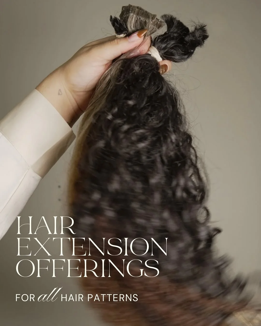 Every set of extensions I create is custom, intentional and made by hand. 

No rushing. No one-size-fits-all. 

Your hair is unique and your extensions should be too. 

Handmade Keratin Bond Extensions in North Andover, MA and Southern NH 🖤