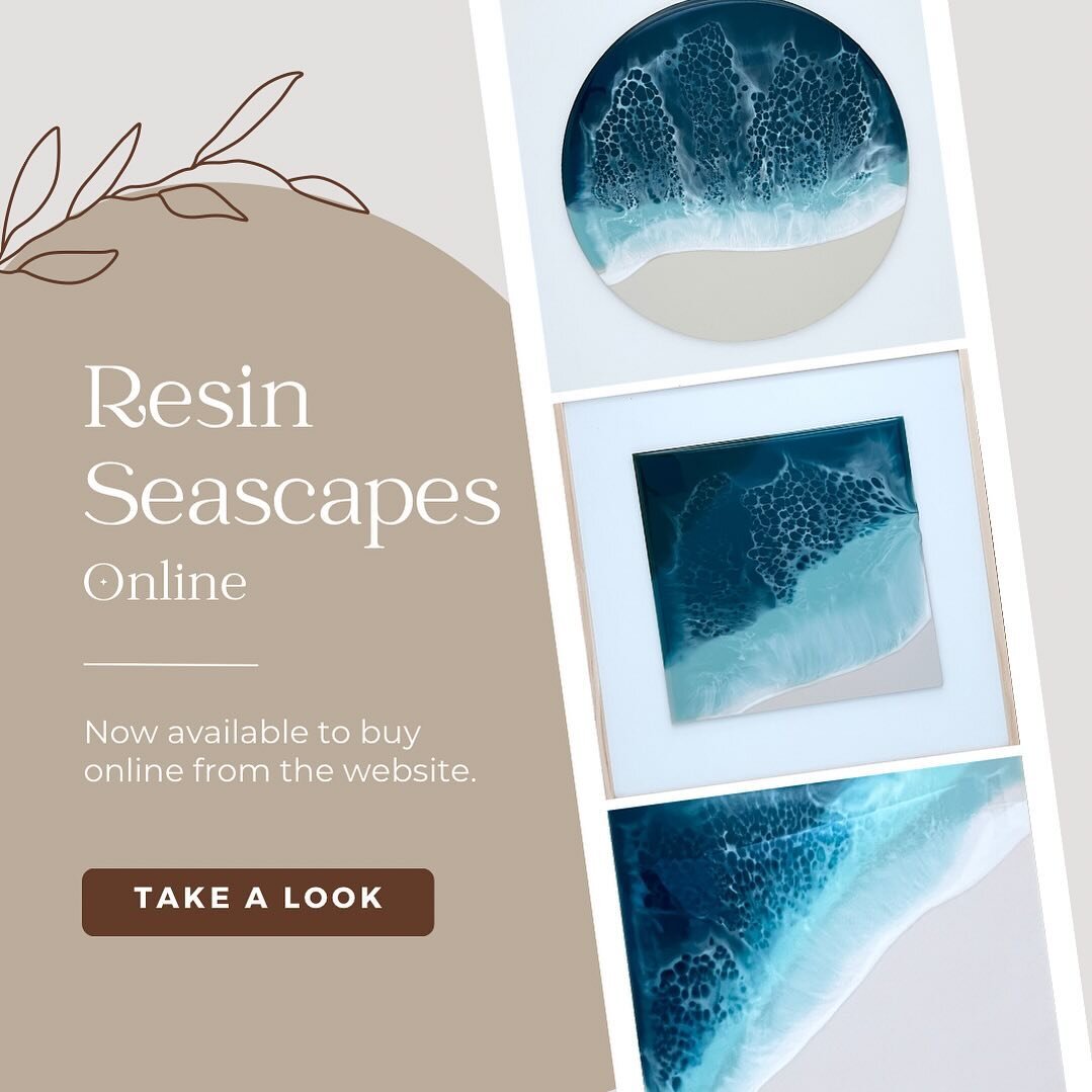 Some exciting news to announce!! After lots of requests I have now uploaded some Resin Seascapes to the website that are ready to ship. Thank you all so much for your continued support!! 

#resinartist #resinart #handmade #sea #seascape #handmadeart 
