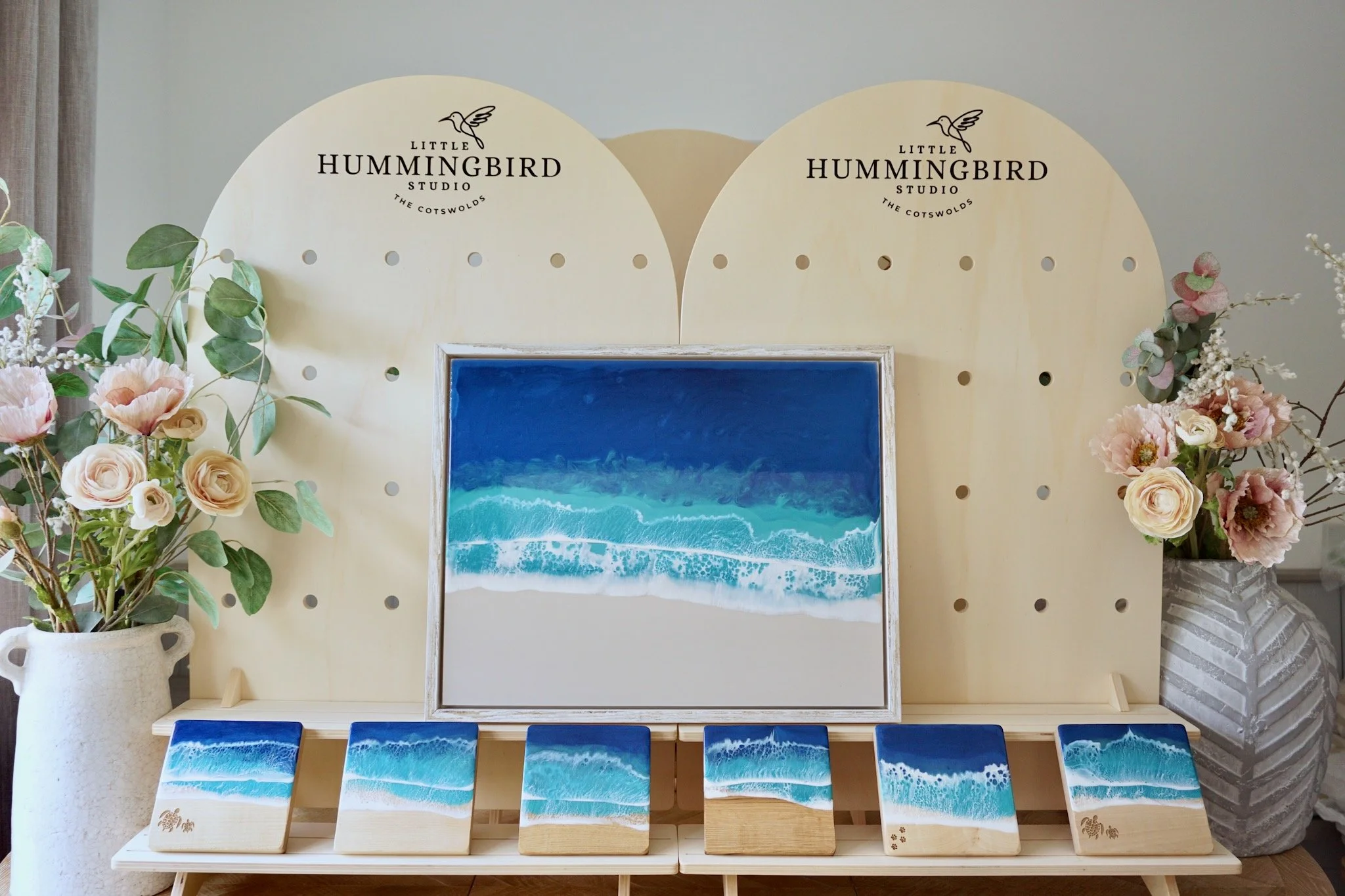 Framed Seascape Artwork (Large)