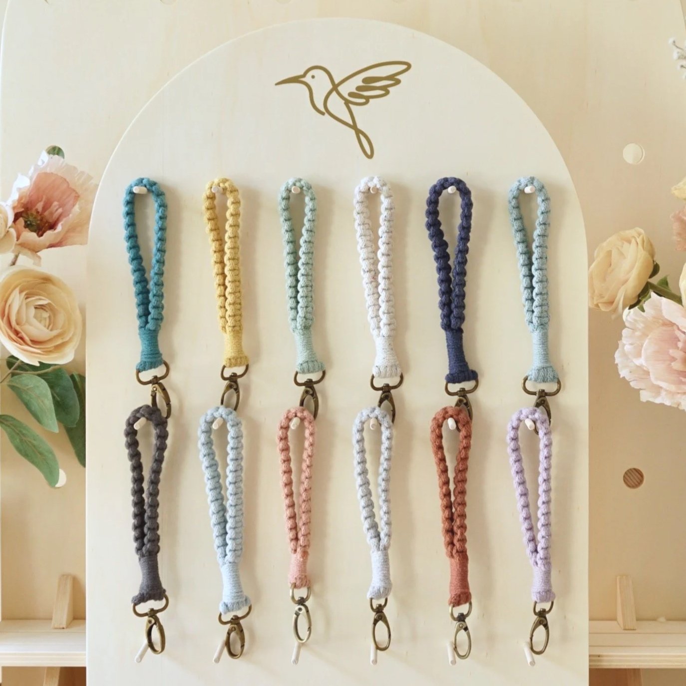 Macramé Wristlet Key Holder
