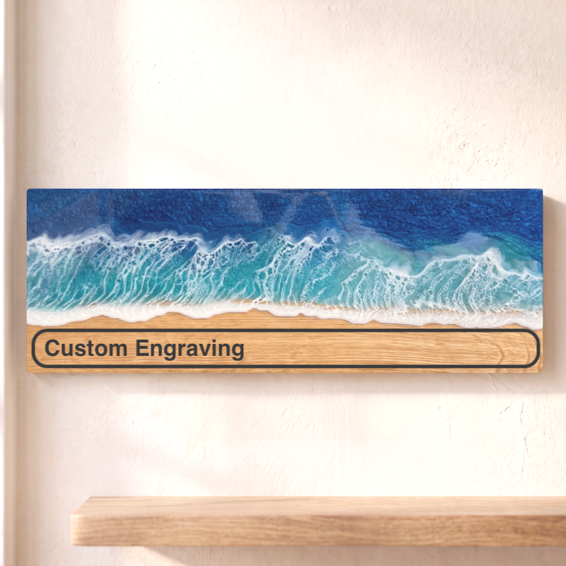 Custom Seascape Artwork 42cm x 14cm