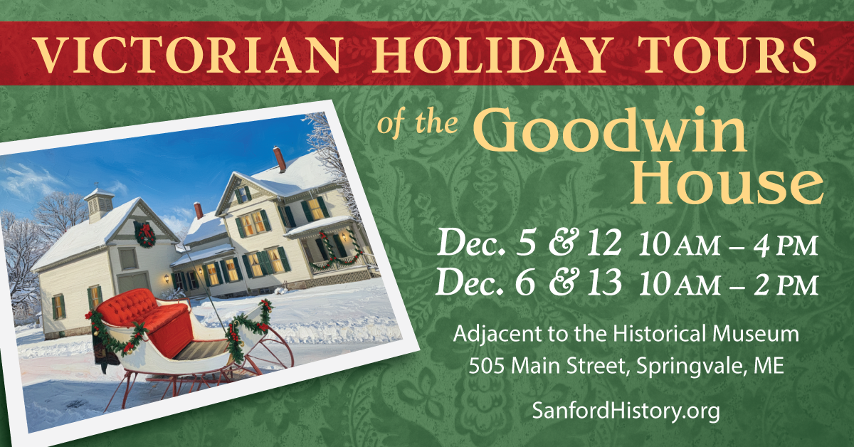 Victorian Holiday Tours of the Goodwin House