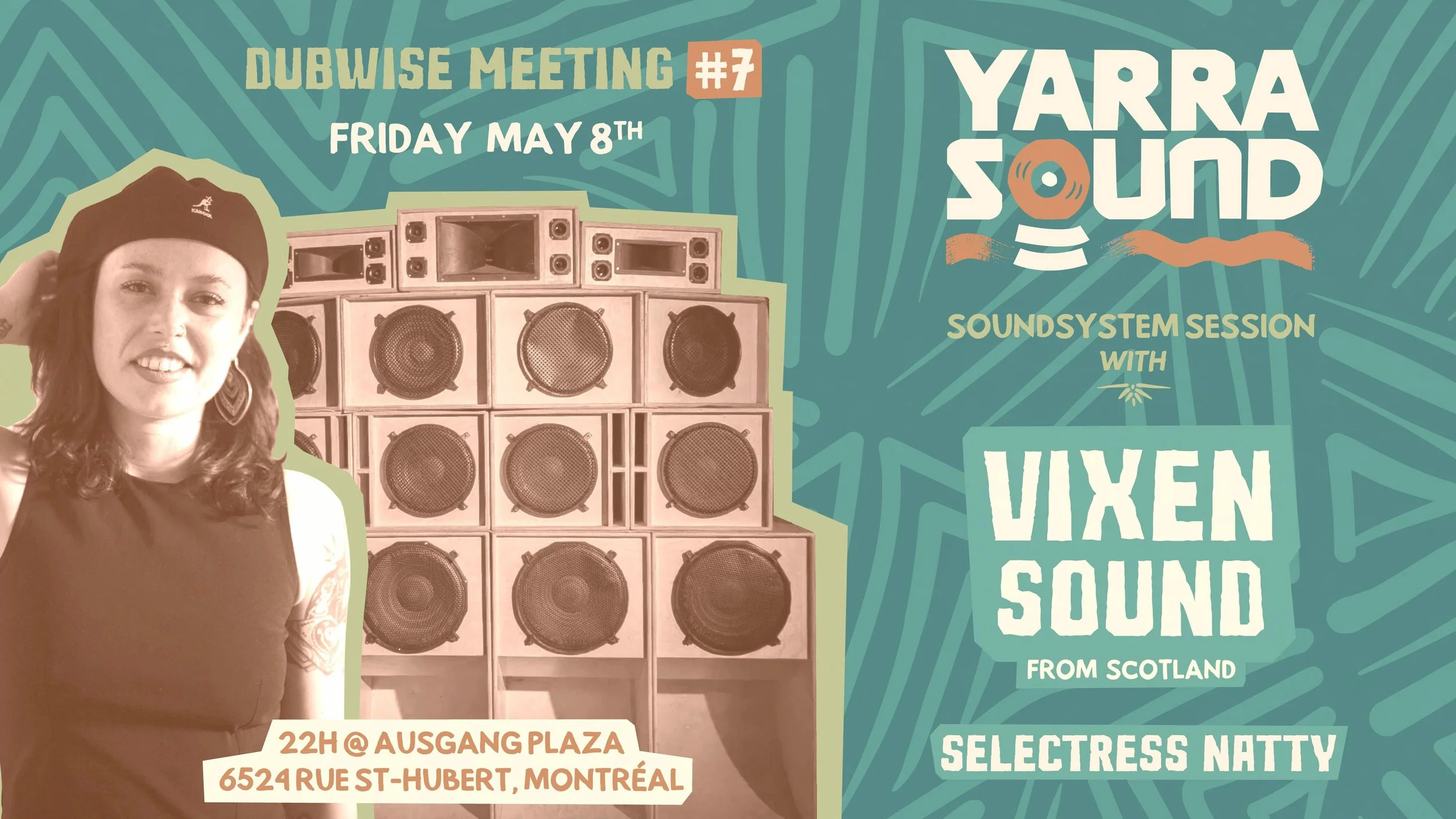 Dubwise Meeting #7 – Yarra Sound Invite VIXEN SOUND @ Ausgang Plaza - Sistren Edition