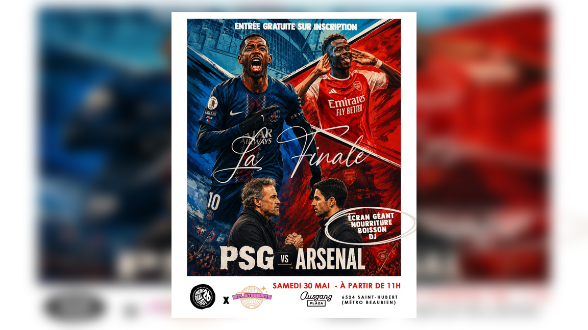 PSG - ARSENAL - FINALE DE LA LIGUE DES CHAMPIONS 2026