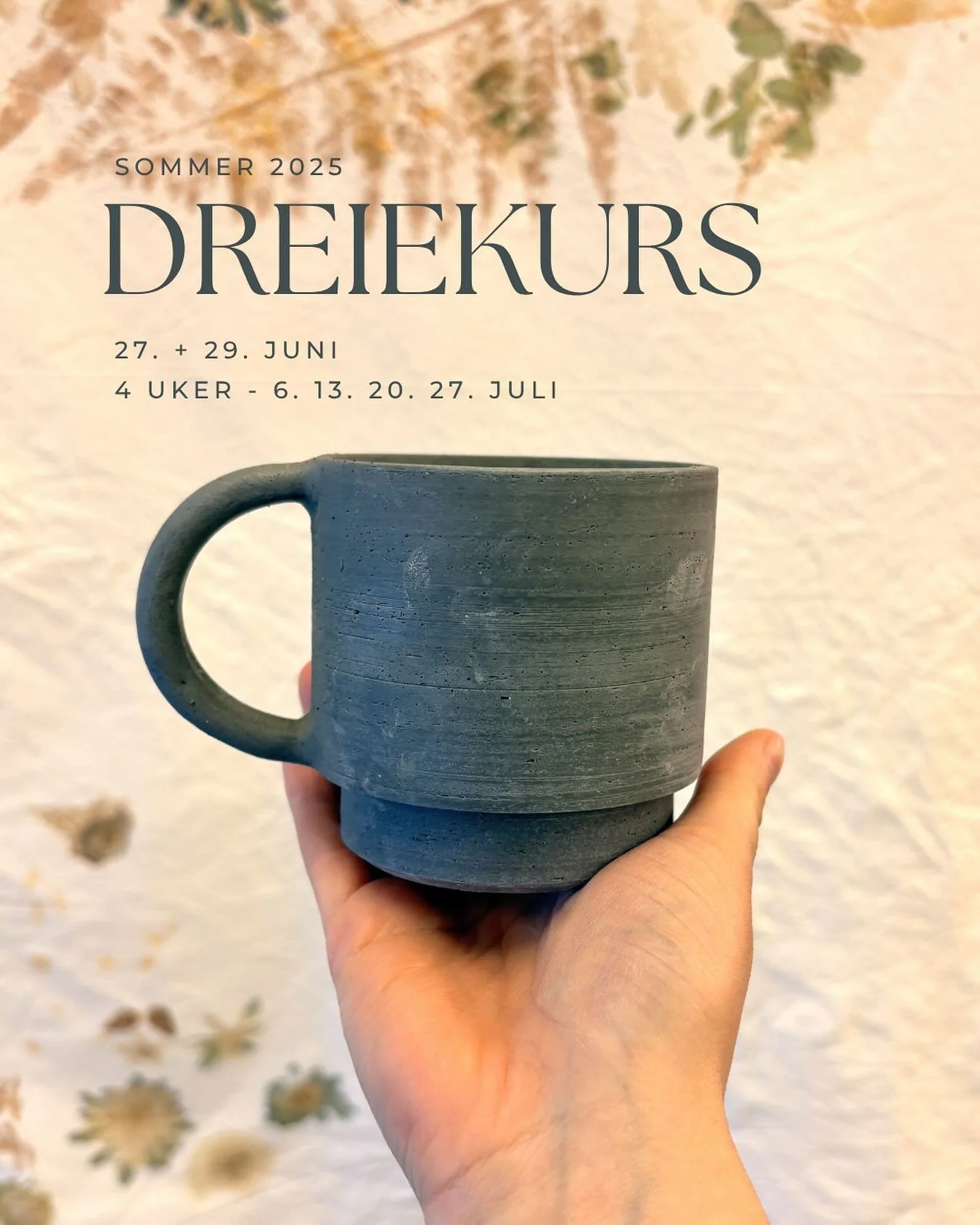 &rarr; 27. + 29. juni Fredag + s&oslash;ndag 
kl. 17-20 

&rarr; juli, 4 uker s&oslash;ndager i juli 
kl. 17-20 

Langarinden 8, 5132 Nyborg 

Info i profil!