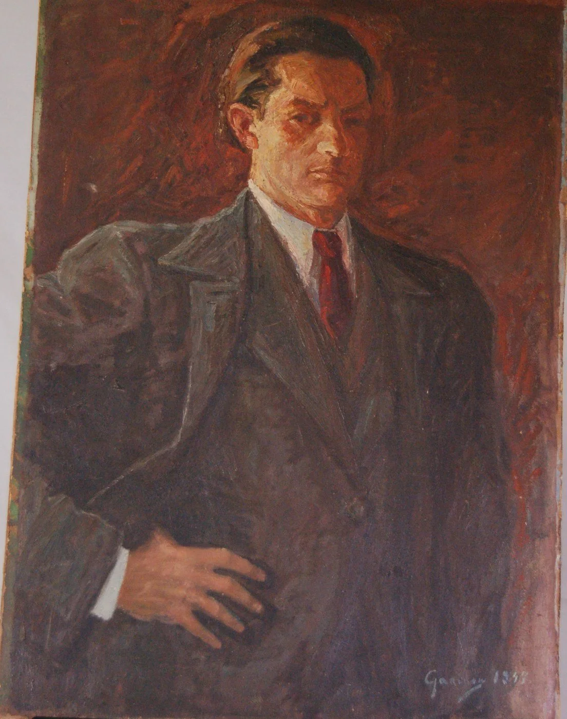 Self-Portrait in Salzburg by Ivan Garikow, 1947