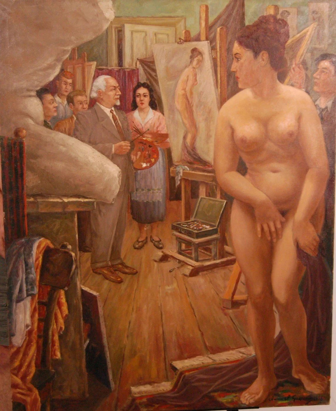 The Master's Studio by Ivan Garikow, 1956