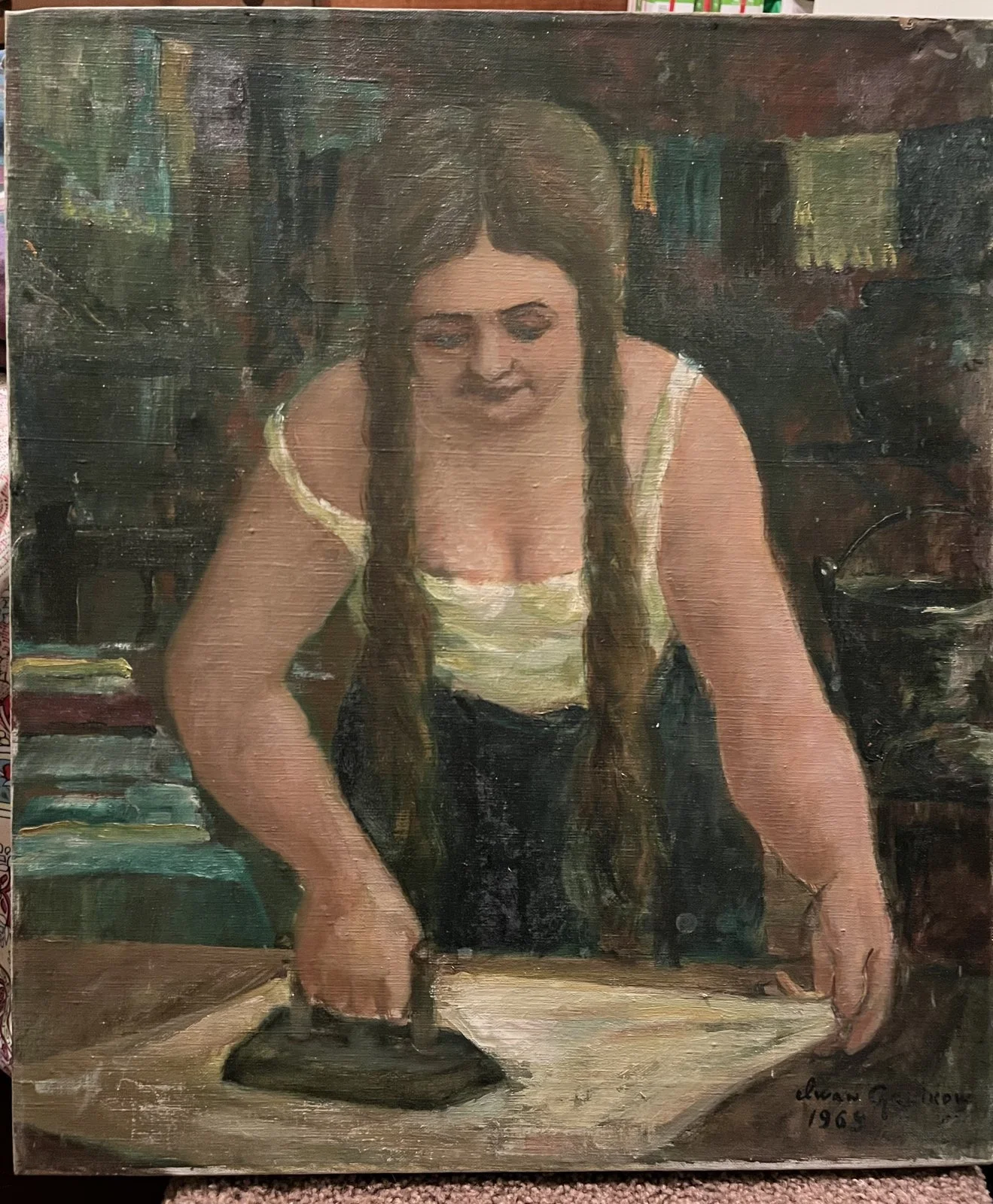 GO-035 Woman Ironing, 1969 · Winter Park, Florida