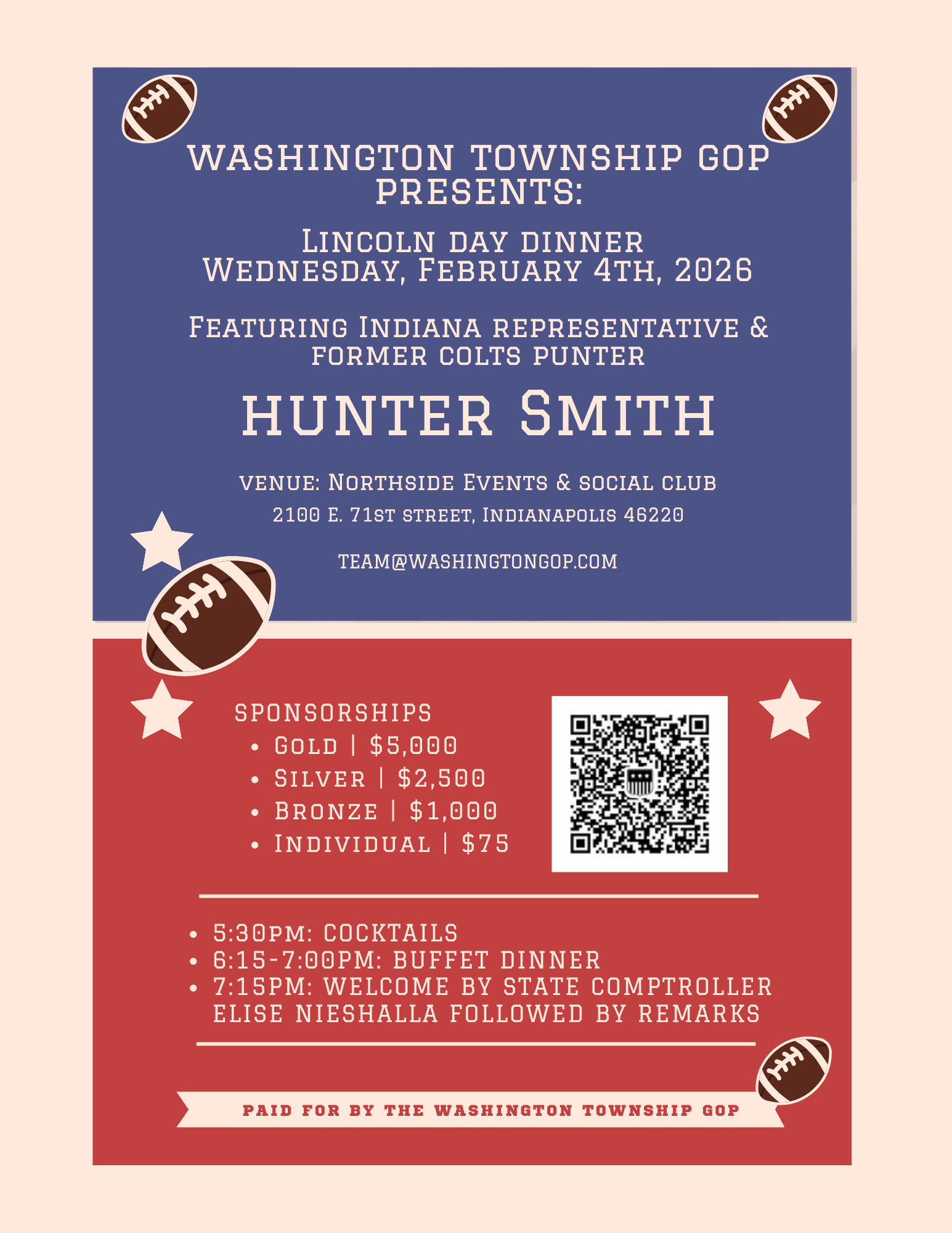 Washington Township Lincoln Day Dinner 