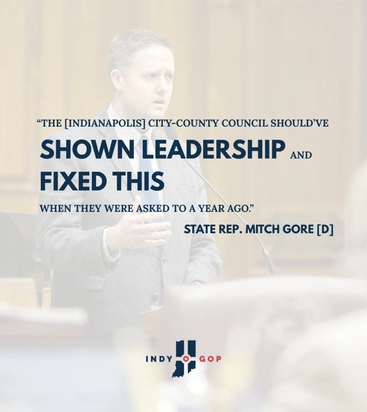 Indy Democrats Fail to Act—Statehouse Steps In