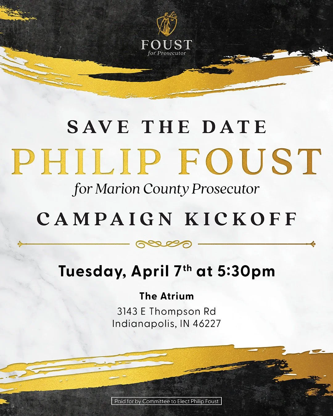 Foust Campaign Kickoff / Tonight Lawrence Township LDD + More Events