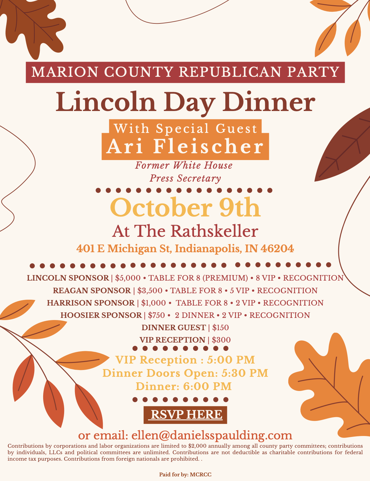 Marion County GOP Lincoln Day Dinner