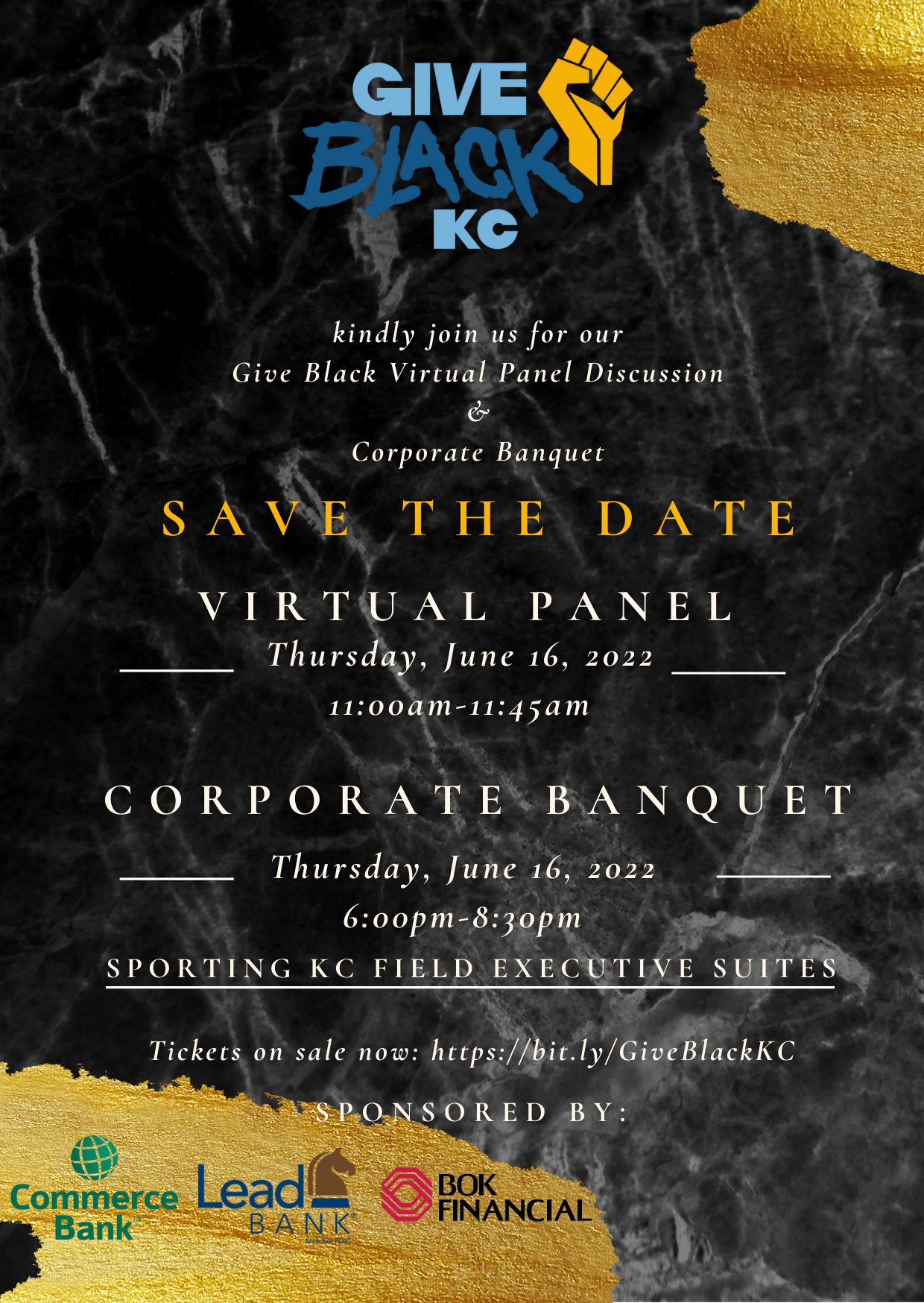 Give Black KC: Panel de Filantropía y Banquete Corporativo