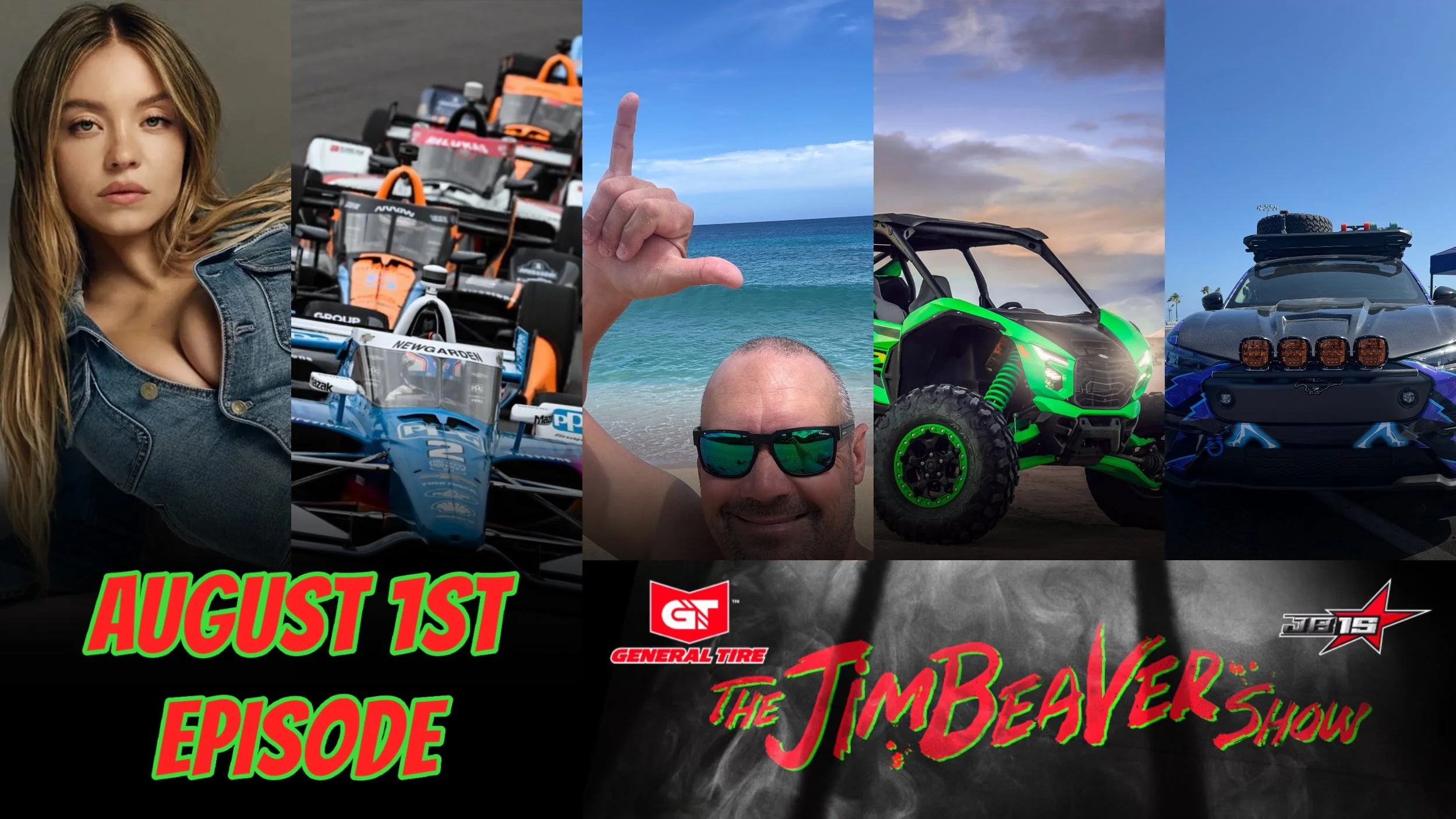 The Jim Beaver Show - IndyCar, EV's, Kawasaki H2, and Sydney Sweeney