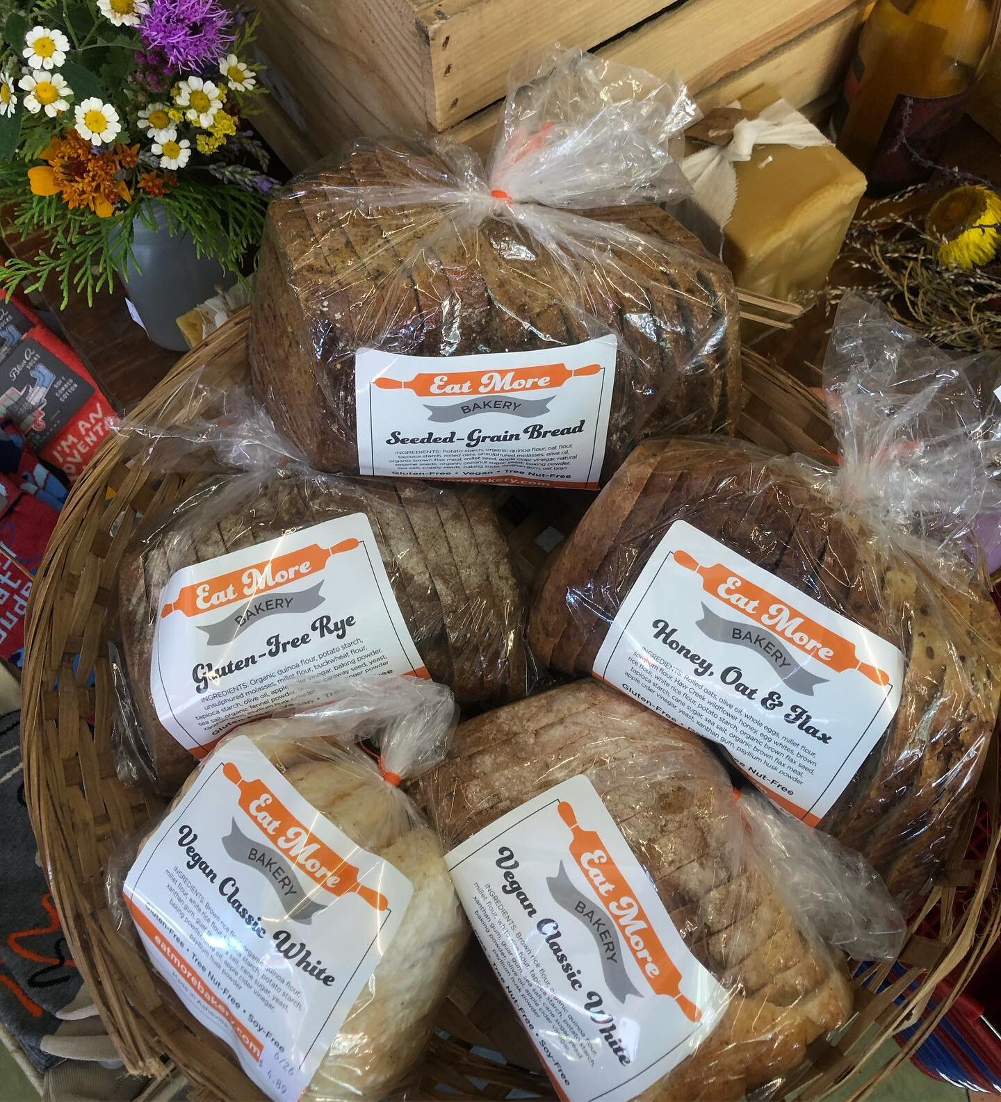 new local vegan, gluten free &amp; tree-nut free bread from @eatmorebakeryavl