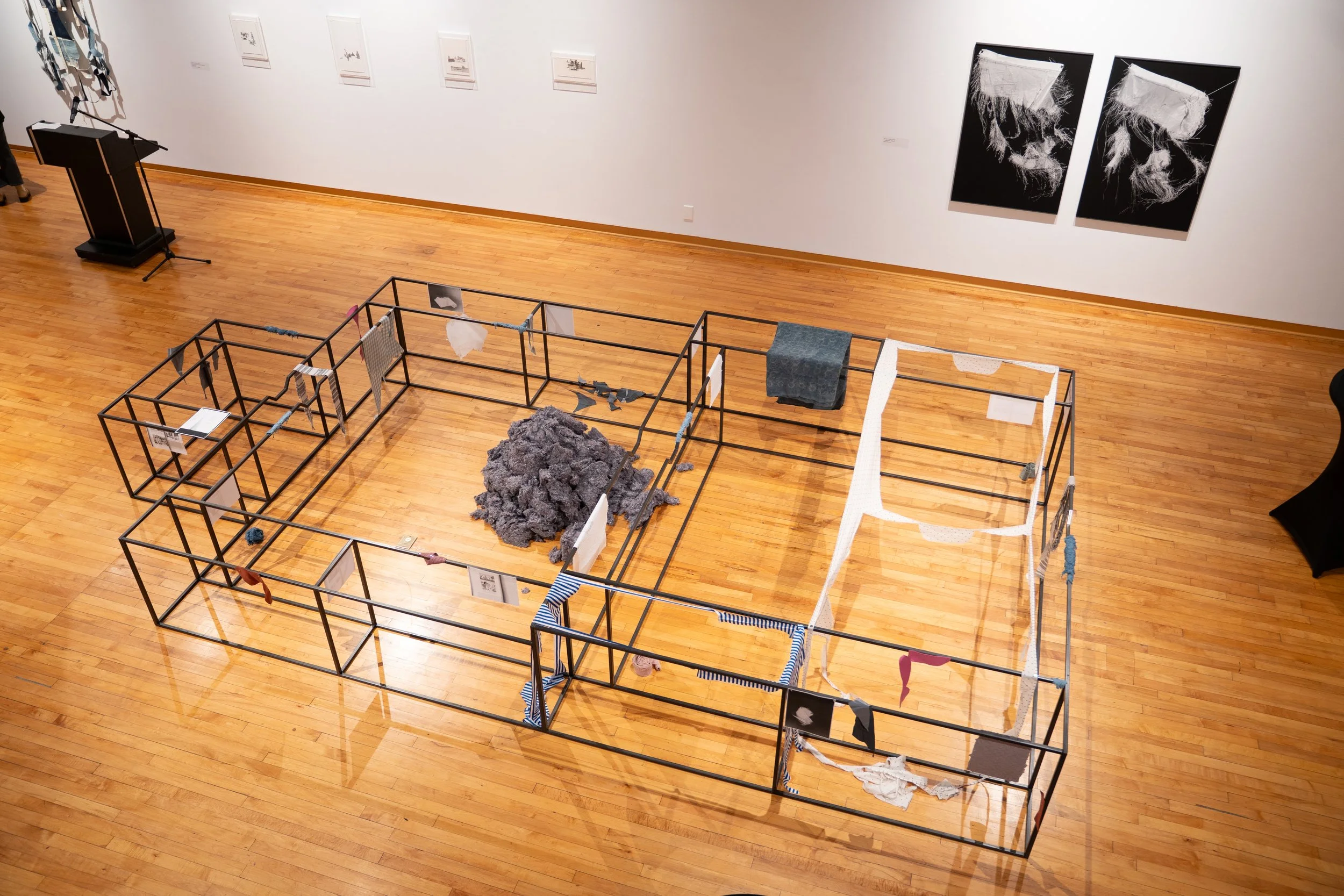 Installation View of RAFT (Thames Art Gallery, 2026) 